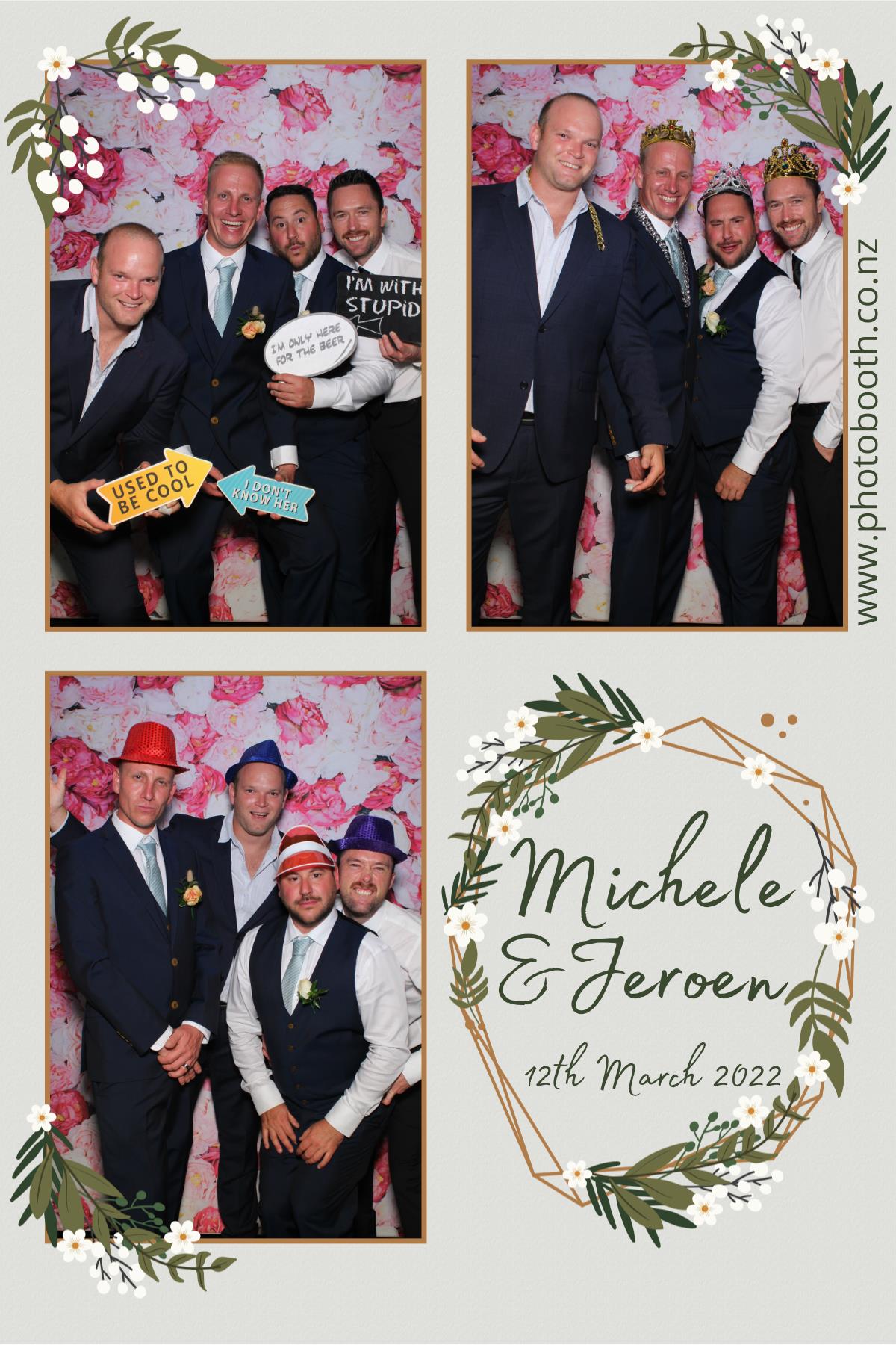 Michele & Jeroen's Wedding | View more photos from the event at gallery.photobooth.co.nz/u/SelfieCentral/Michele-Jeroens-Wedding