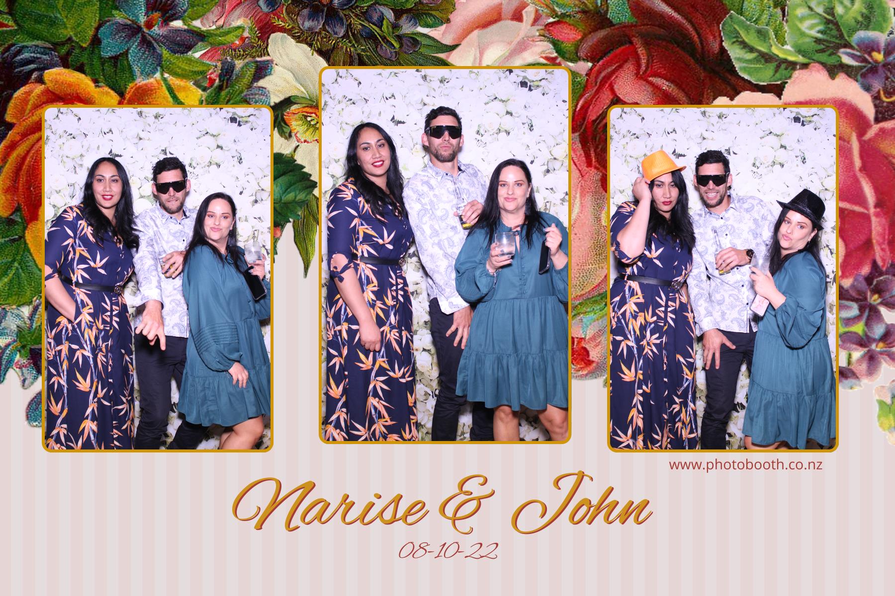 Narise & John's Wedding | View more photos from the event at gallery.photobooth.co.nz/u/SelfieCentral/Narise-Johns-Wedding