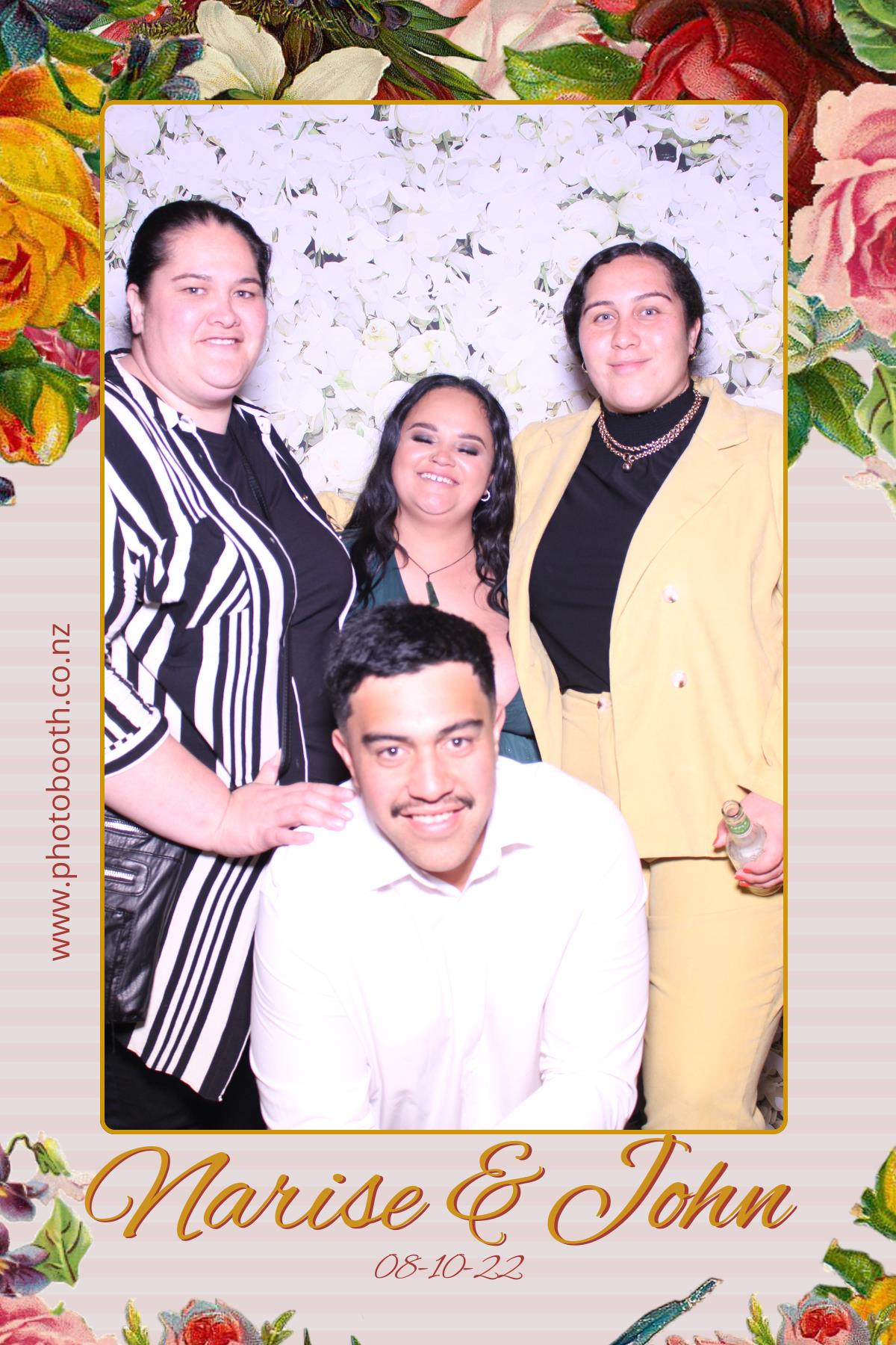 Narise & John's Wedding | View more photos from the event at gallery.photobooth.co.nz/u/SelfieCentral/Narise-Johns-Wedding