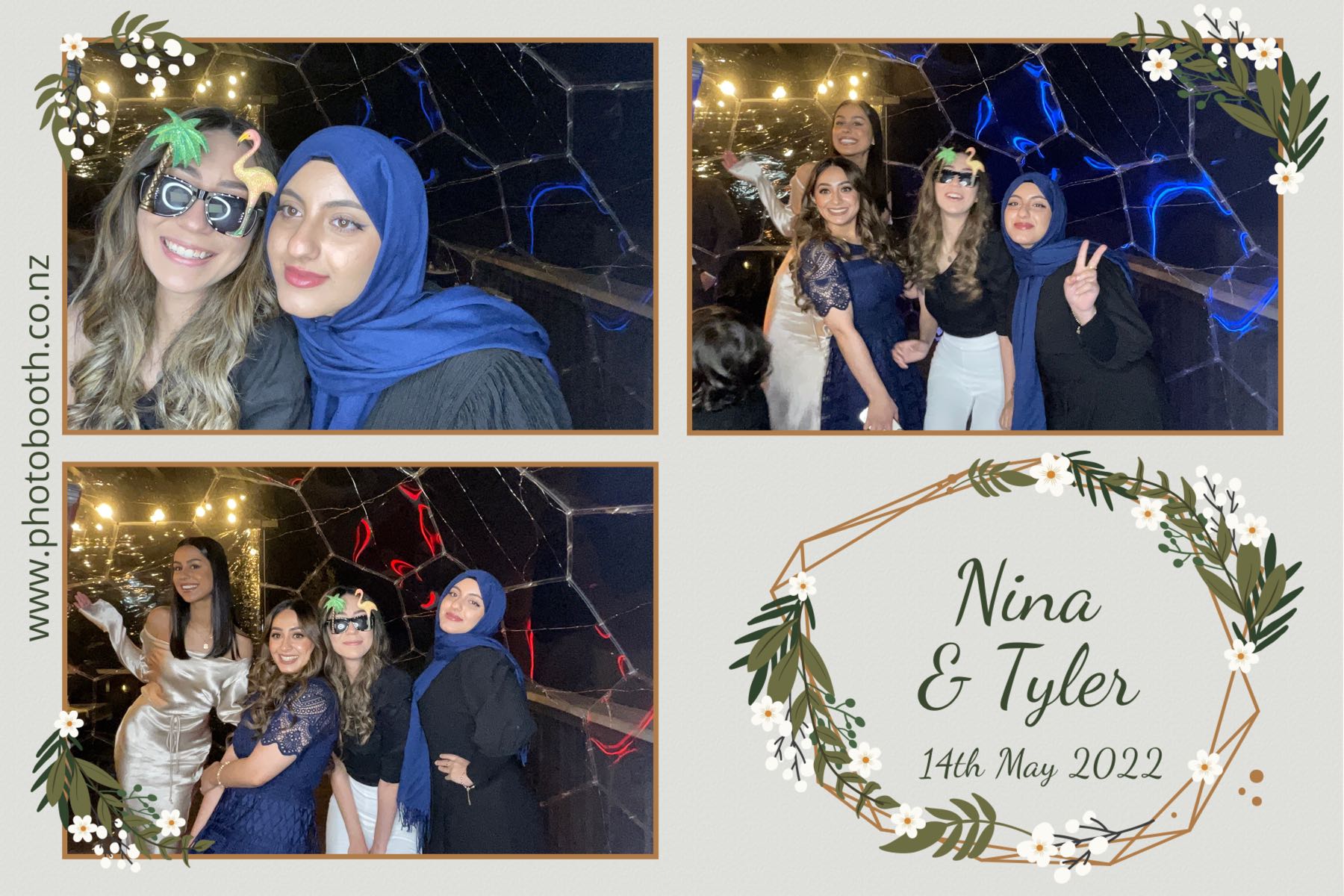 Nina & Tyler's wedding | View more photos from the event at gallery.photobooth.co.nz/u/SelfieCentral/Nina-Tylers-wedding