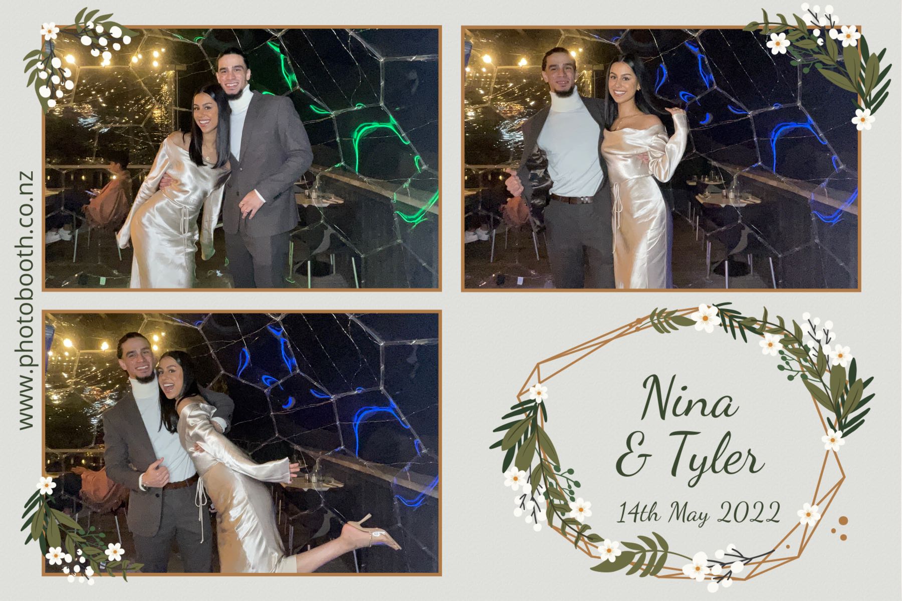 Nina & Tyler's wedding | View more photos from the event at gallery.photobooth.co.nz/u/SelfieCentral/Nina-Tylers-wedding