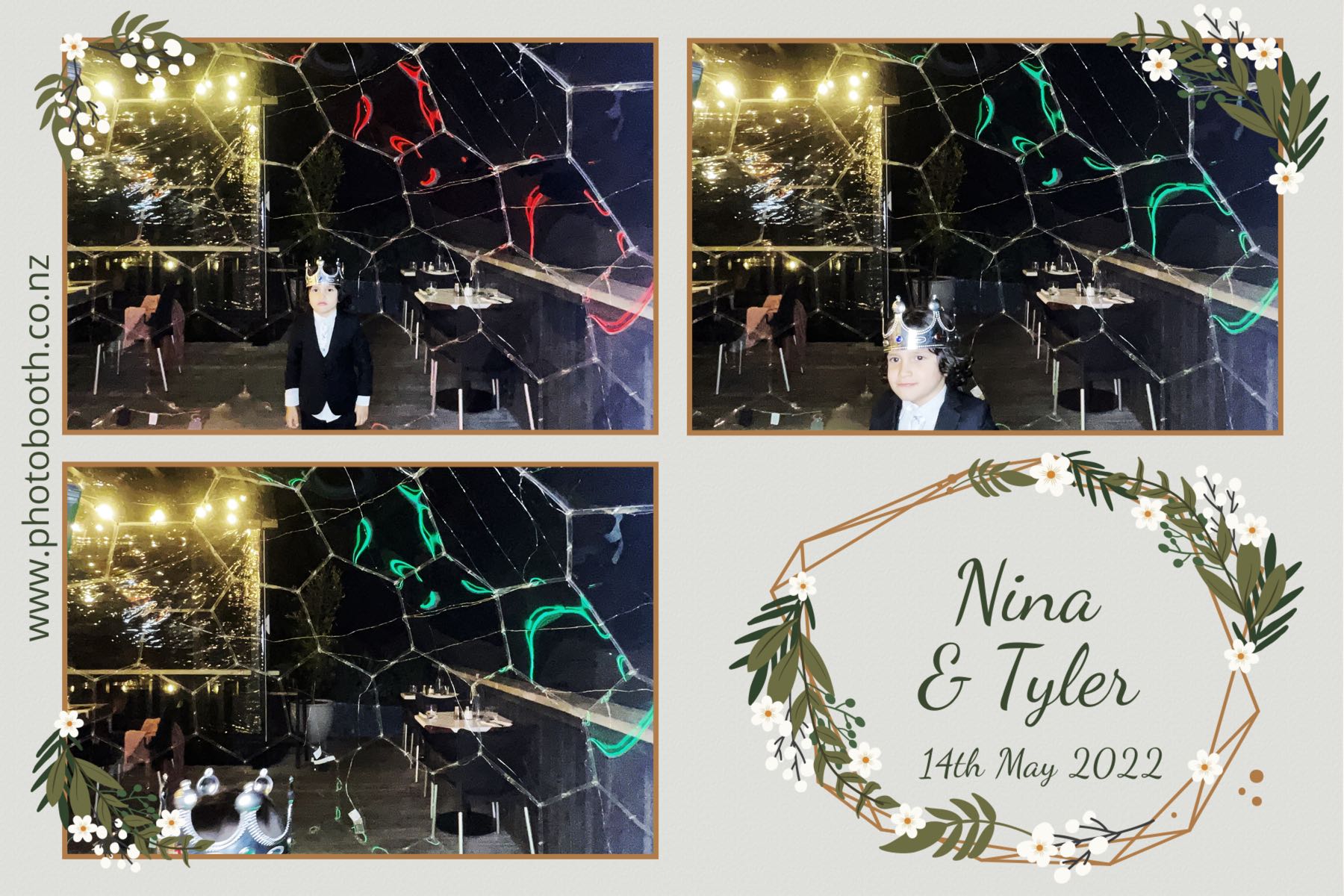 Nina & Tyler's wedding | View more photos from the event at gallery.photobooth.co.nz/u/SelfieCentral/Nina-Tylers-wedding