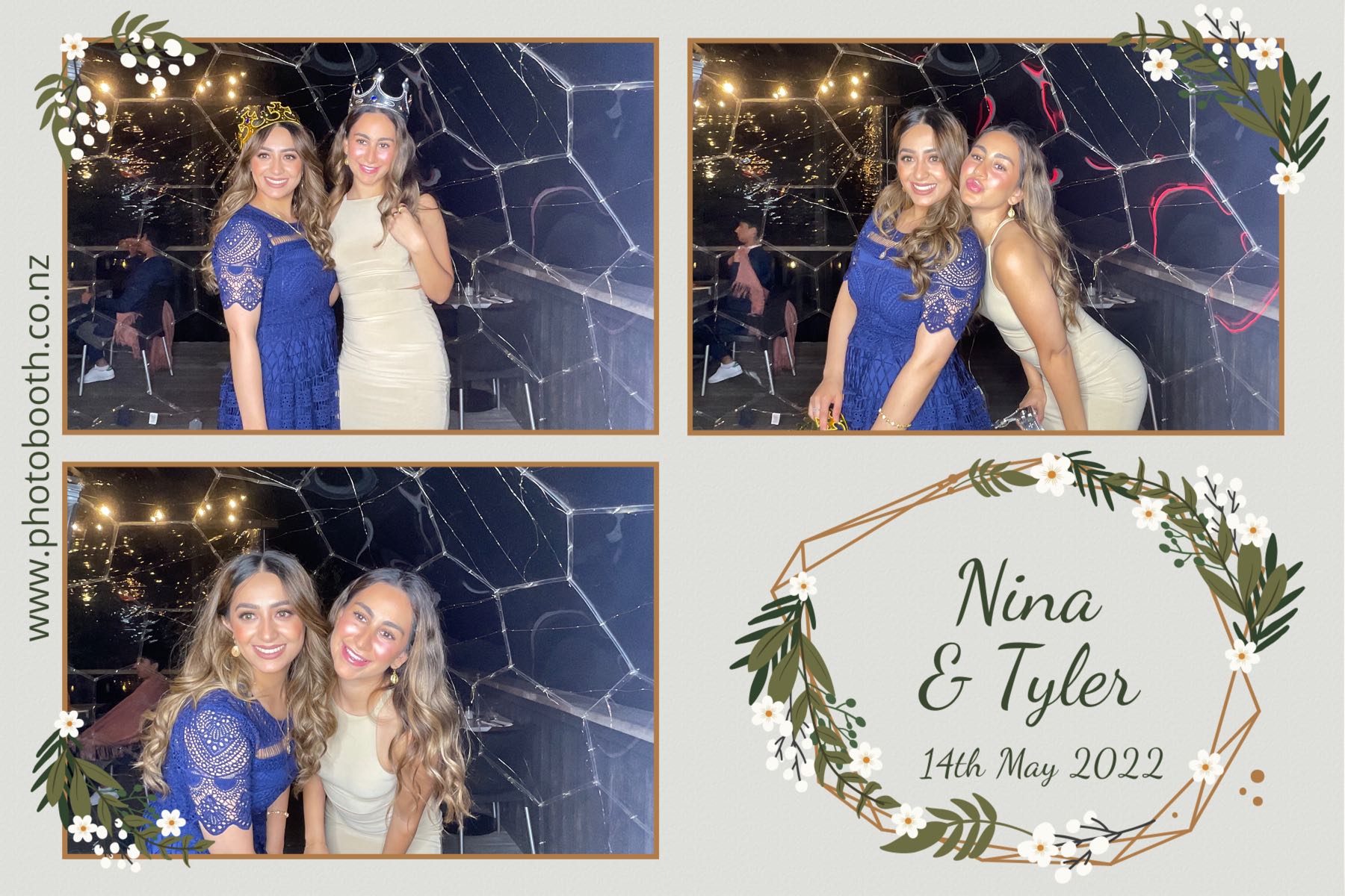 Nina & Tyler's wedding | View more photos from the event at gallery.photobooth.co.nz/u/SelfieCentral/Nina-Tylers-wedding