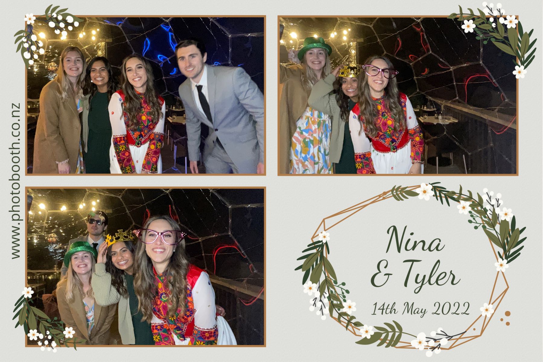 Nina & Tyler's wedding | View more photos from the event at gallery.photobooth.co.nz/u/SelfieCentral/Nina-Tylers-wedding