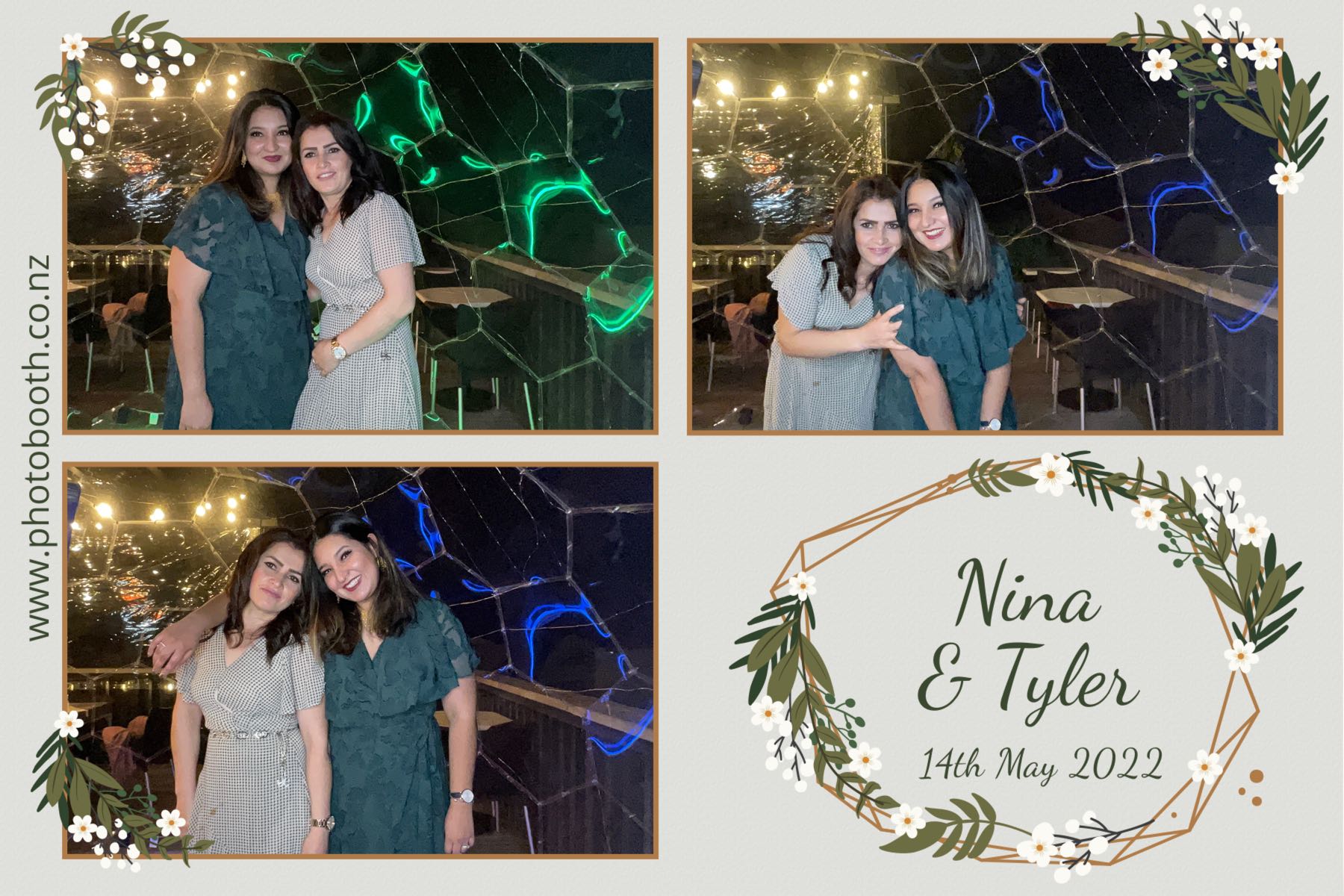 Nina & Tyler's wedding | View more photos from the event at gallery.photobooth.co.nz/u/SelfieCentral/Nina-Tylers-wedding