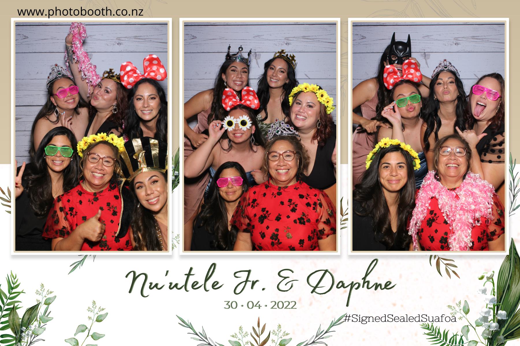 Nuutele Jr & Daphne's Wedding | View more photos from the event at gallery.photobooth.co.nz/u/SelfieCentral/Nuutele-Jr-Daphnes-Wedding
