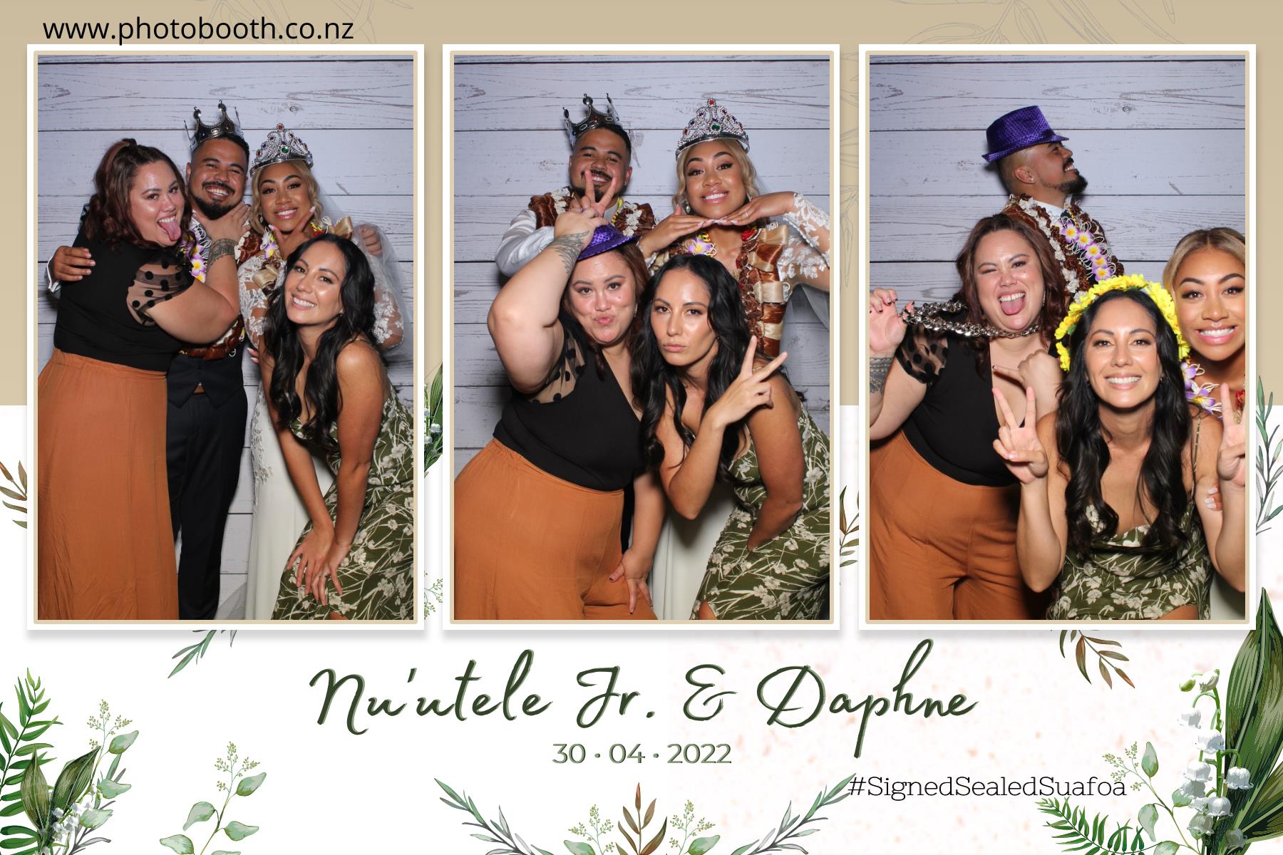 Nuutele Jr & Daphne's Wedding | View more photos from the event at gallery.photobooth.co.nz/u/SelfieCentral/Nuutele-Jr-Daphnes-Wedding