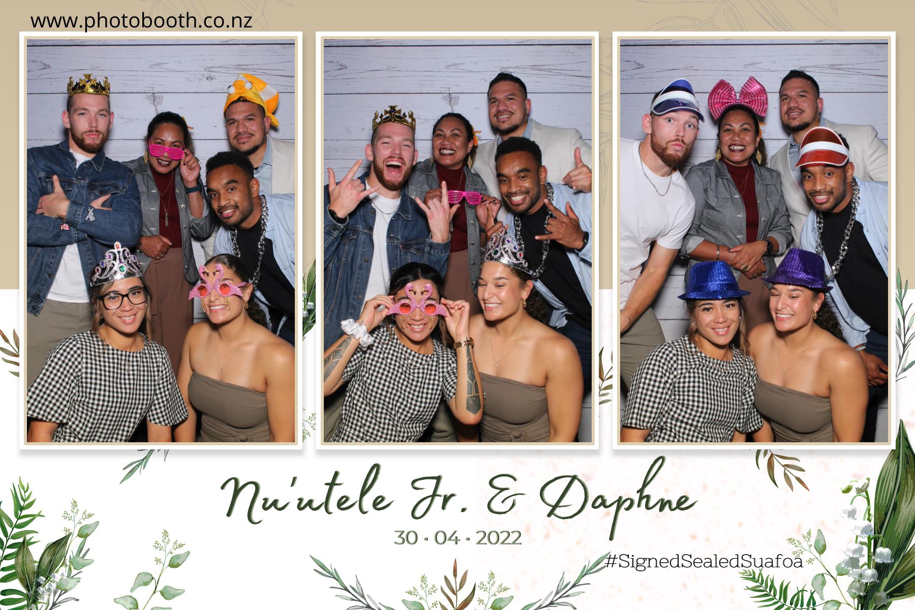 Nuutele Jr & Daphne's Wedding | View more photos from the event at gallery.photobooth.co.nz/u/SelfieCentral/Nuutele-Jr-Daphnes-Wedding