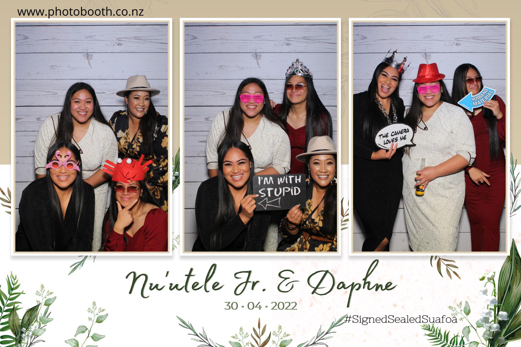 Nuutele Jr & Daphne's Wedding | View more photos from the event at gallery.photobooth.co.nz/u/SelfieCentral/Nuutele-Jr-Daphnes-Wedding