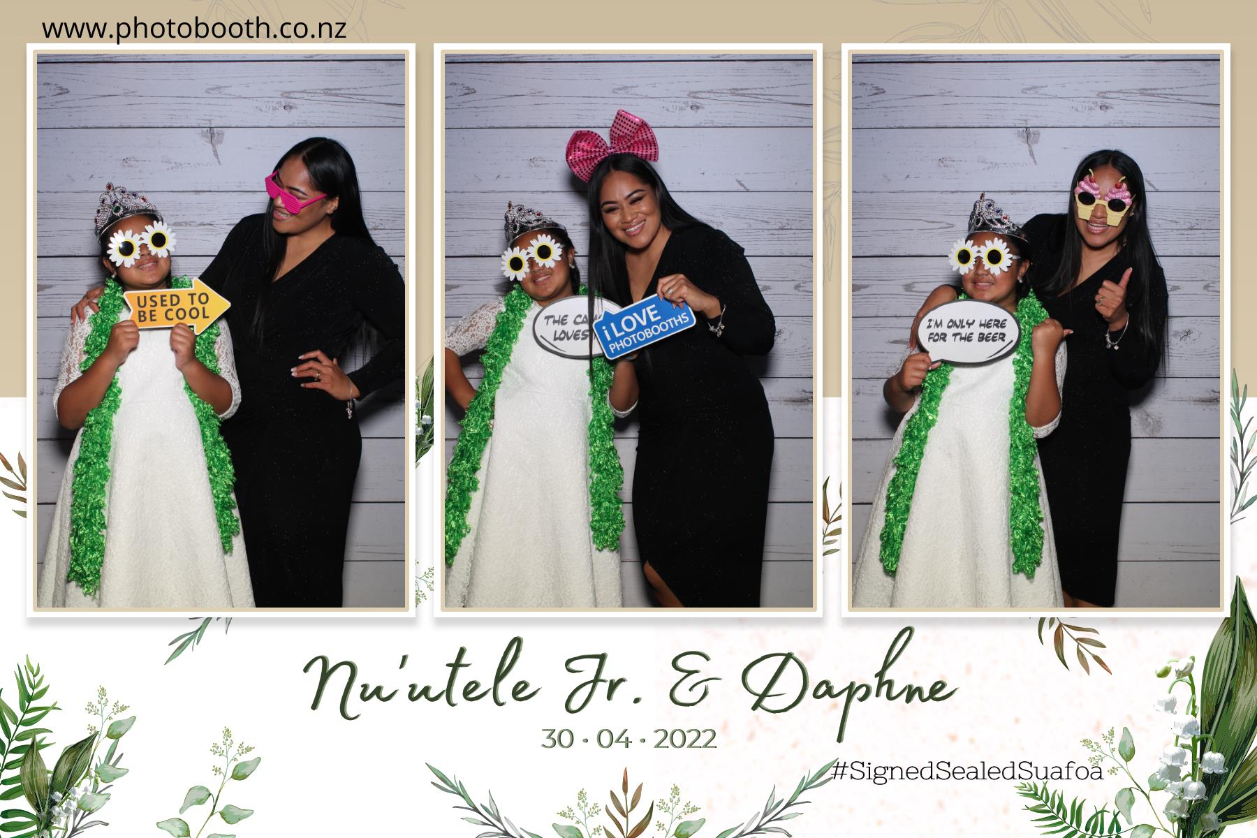 Nuutele Jr & Daphne's Wedding | View more photos from the event at gallery.photobooth.co.nz/u/SelfieCentral/Nuutele-Jr-Daphnes-Wedding