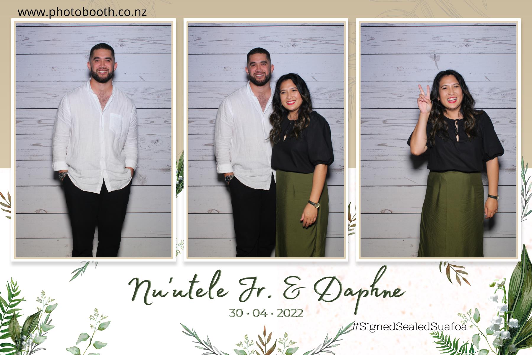 Nuutele Jr & Daphne's Wedding | View more photos from the event at gallery.photobooth.co.nz/u/SelfieCentral/Nuutele-Jr-Daphnes-Wedding