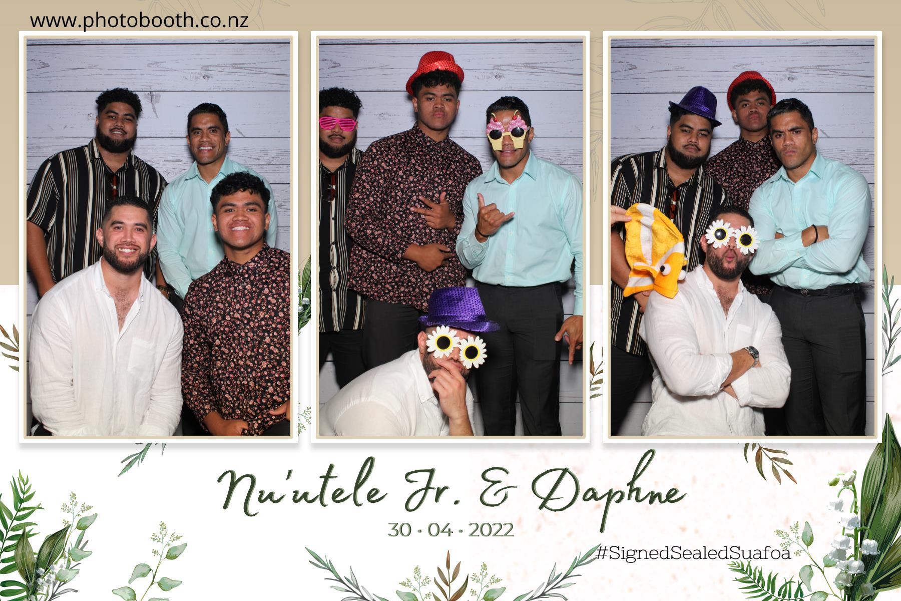 Nuutele Jr & Daphne's Wedding | View more photos from the event at gallery.photobooth.co.nz/u/SelfieCentral/Nuutele-Jr-Daphnes-Wedding