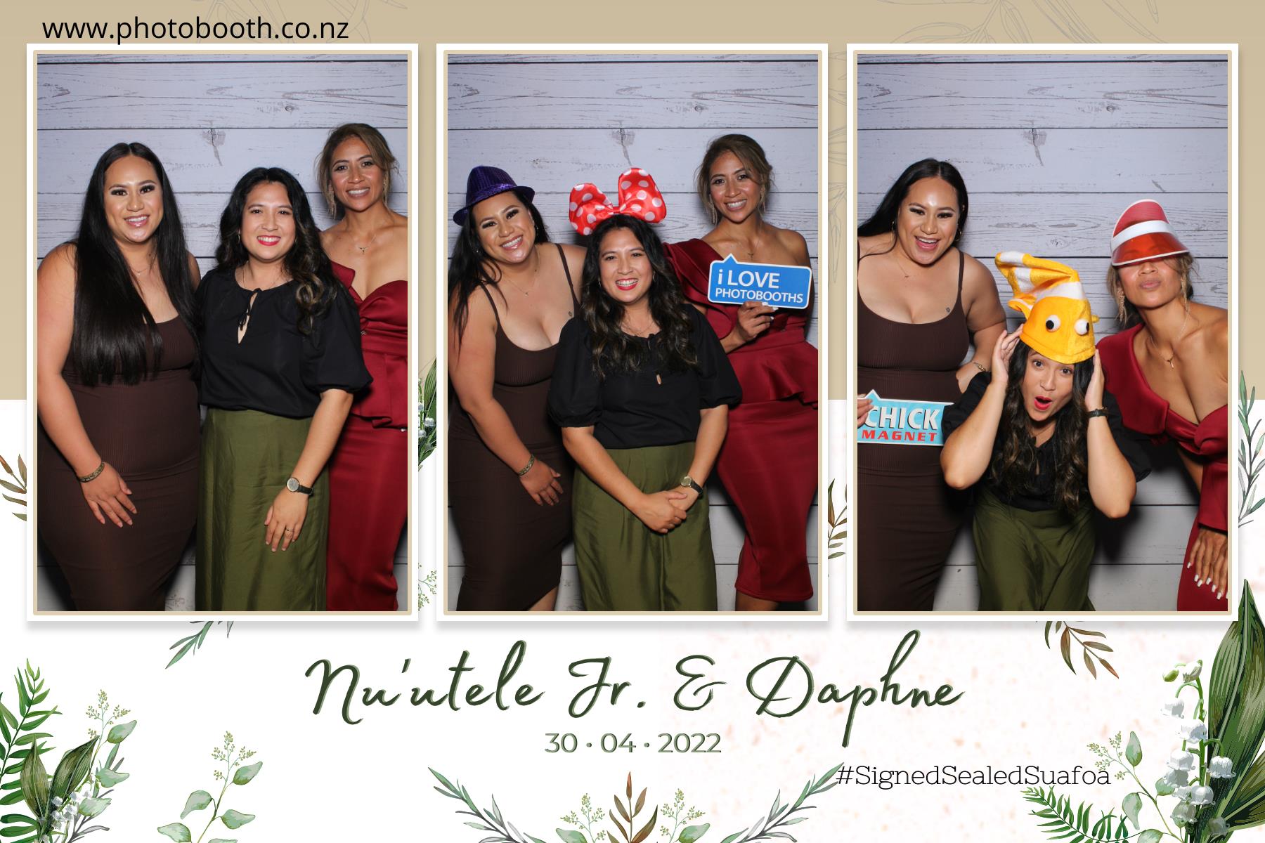 Nuutele Jr & Daphne's Wedding | View more photos from the event at gallery.photobooth.co.nz/u/SelfieCentral/Nuutele-Jr-Daphnes-Wedding