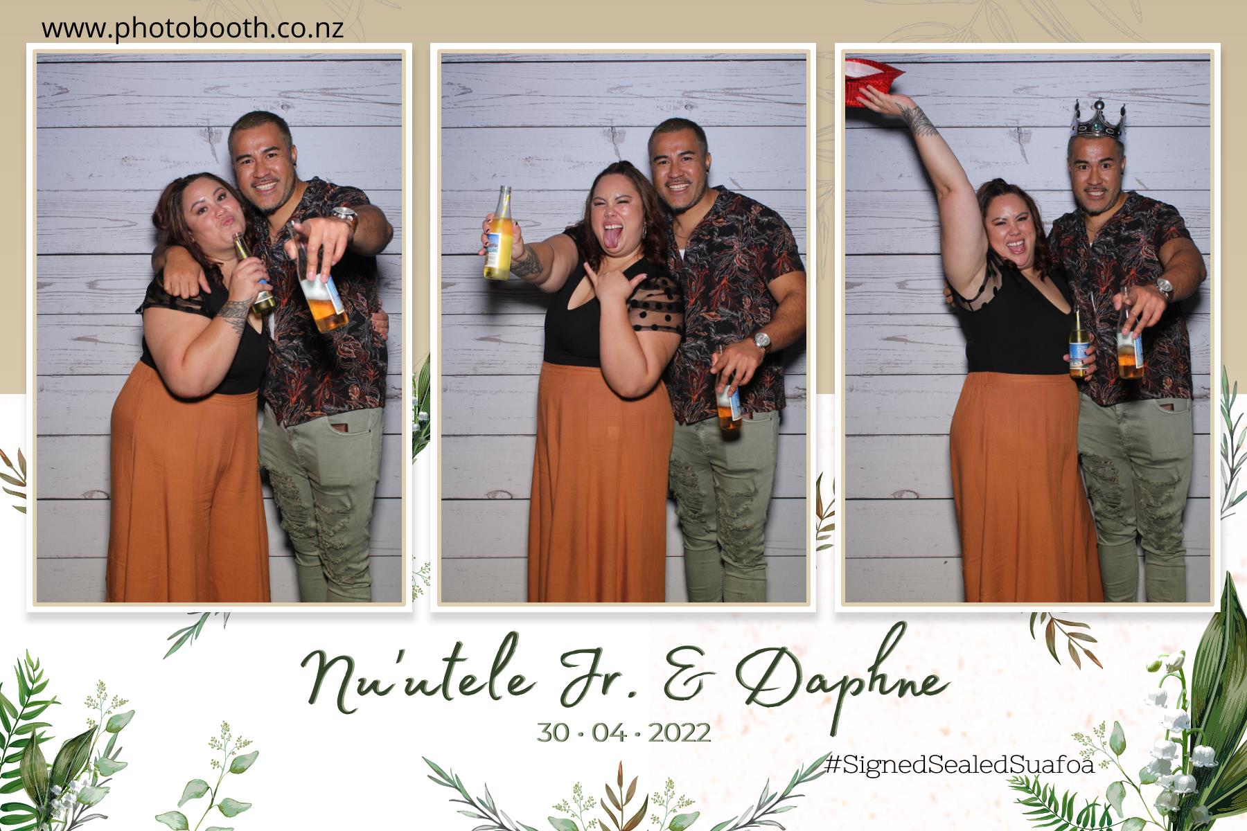 Nuutele Jr & Daphne's Wedding | View more photos from the event at gallery.photobooth.co.nz/u/SelfieCentral/Nuutele-Jr-Daphnes-Wedding