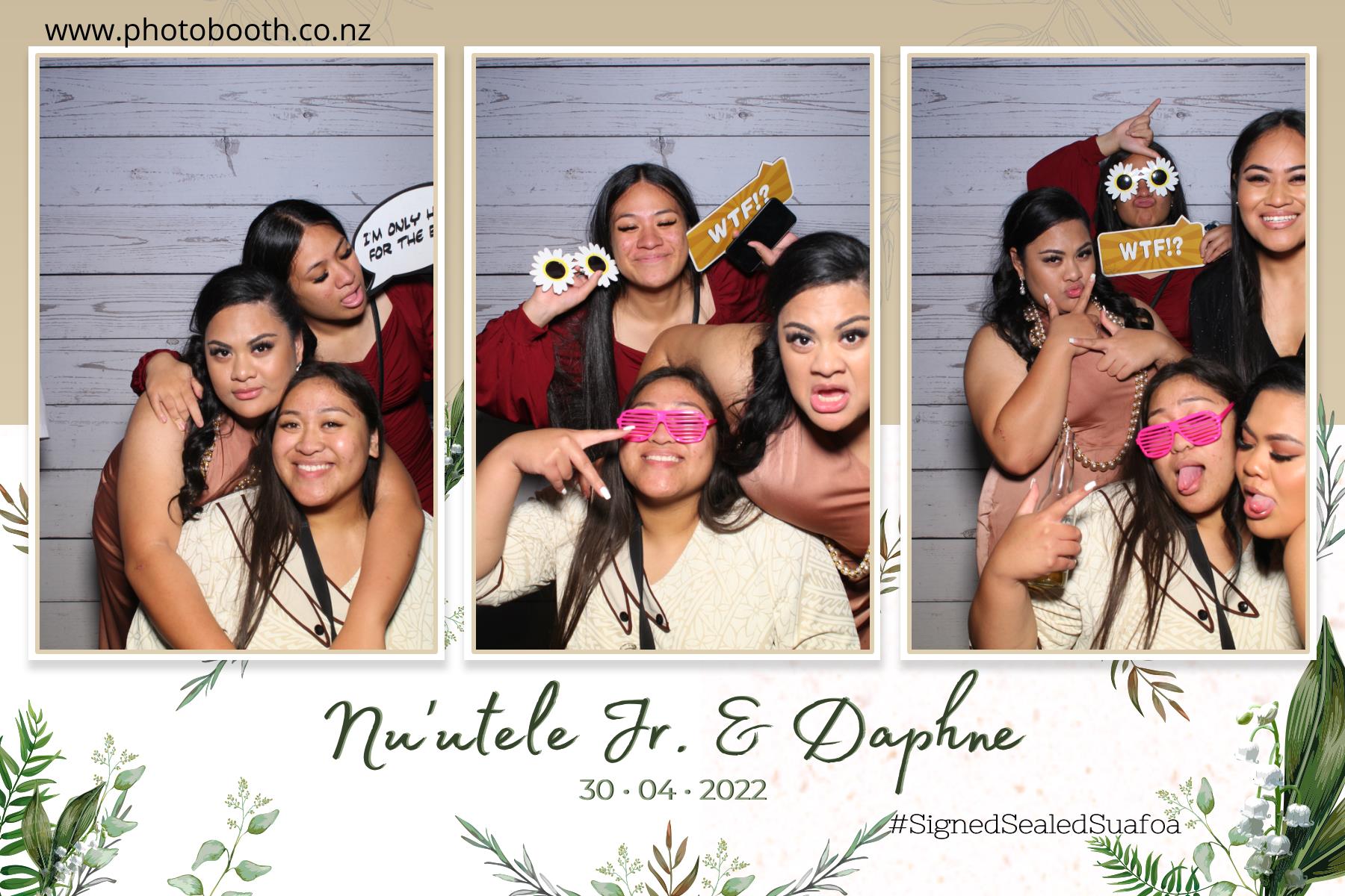 Nuutele Jr & Daphne's Wedding | View more photos from the event at gallery.photobooth.co.nz/u/SelfieCentral/Nuutele-Jr-Daphnes-Wedding
