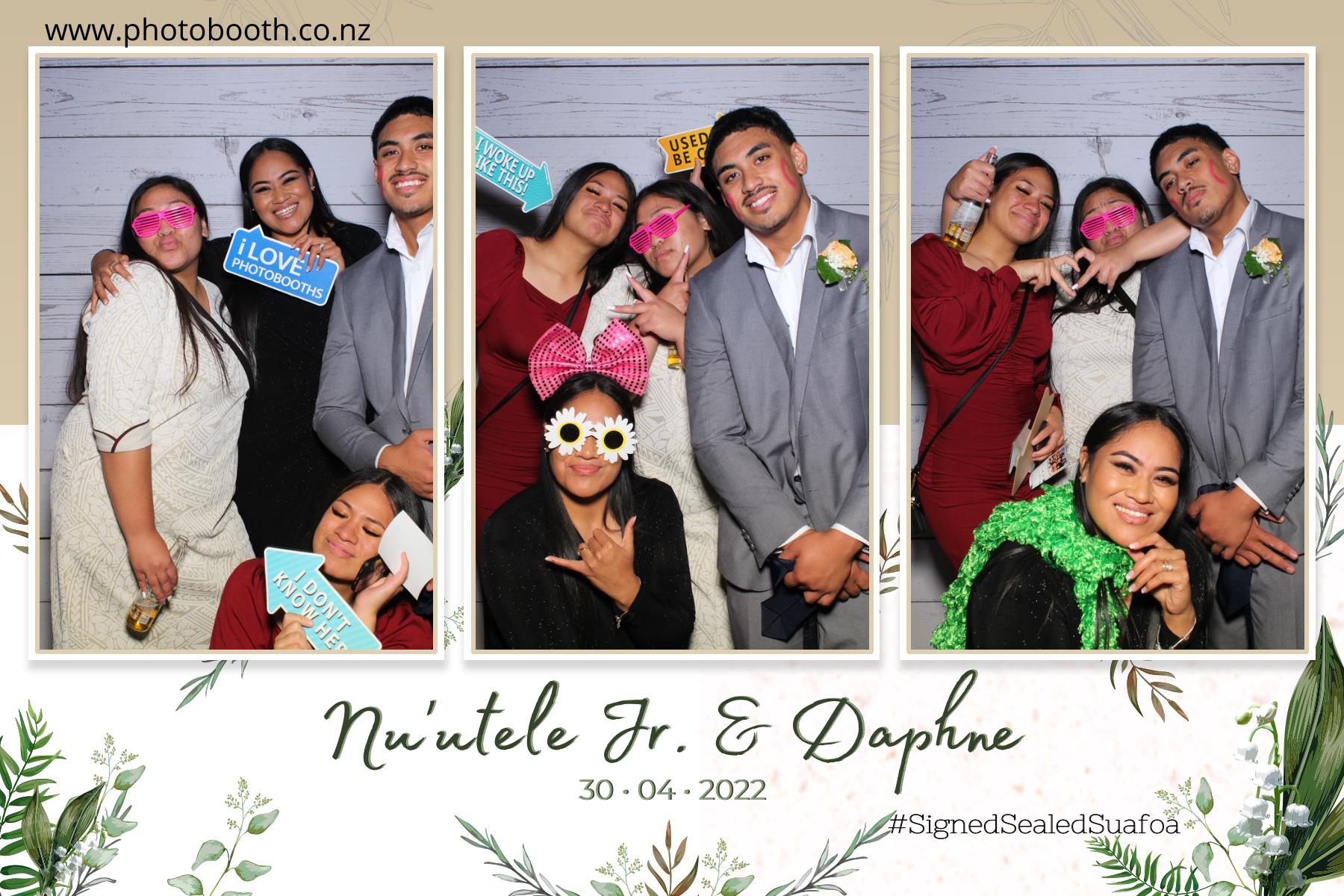 Nuutele Jr & Daphne's Wedding | View more photos from the event at gallery.photobooth.co.nz/u/SelfieCentral/Nuutele-Jr-Daphnes-Wedding