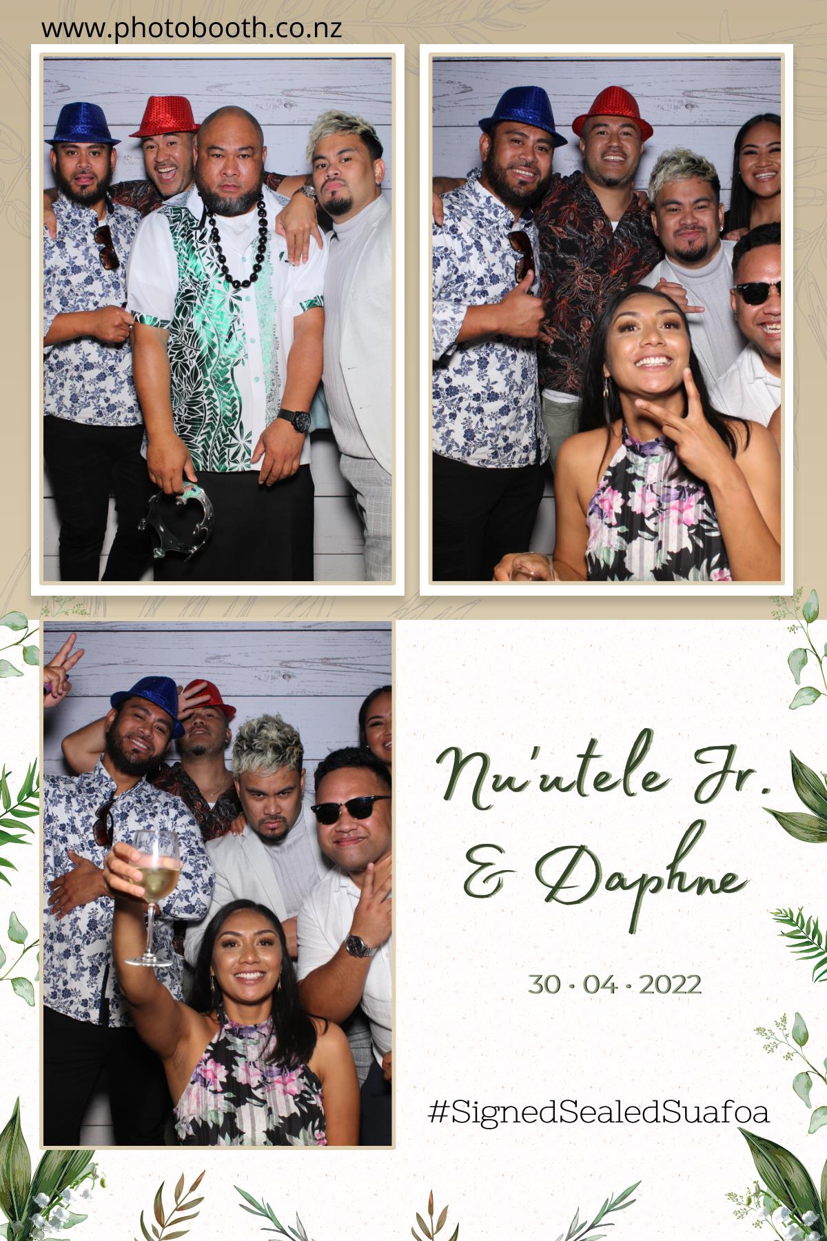 Nuutele Jr & Daphne's Wedding | View more photos from the event at gallery.photobooth.co.nz/u/SelfieCentral/Nuutele-Jr-Daphnes-Wedding