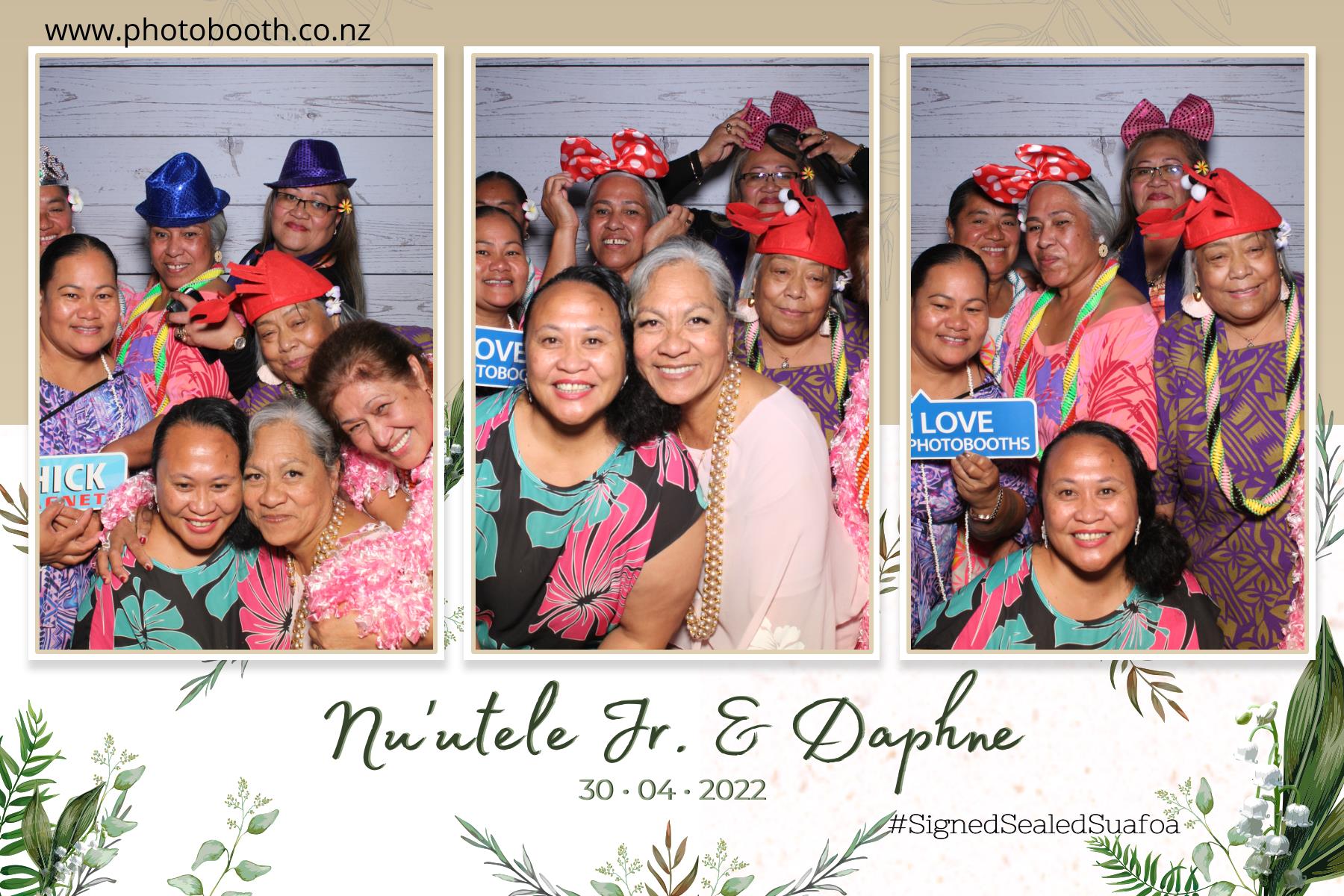 Nuutele Jr & Daphne's Wedding | View more photos from the event at gallery.photobooth.co.nz/u/SelfieCentral/Nuutele-Jr-Daphnes-Wedding