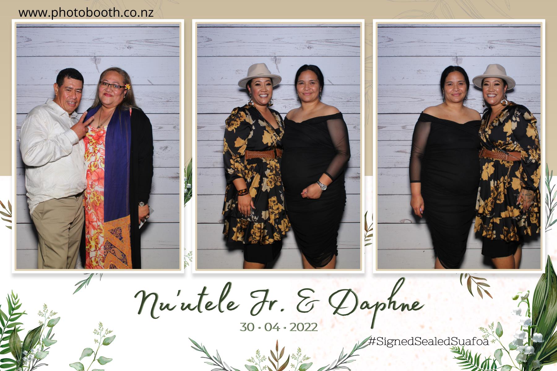 Nuutele Jr & Daphne's Wedding | View more photos from the event at gallery.photobooth.co.nz/u/SelfieCentral/Nuutele-Jr-Daphnes-Wedding