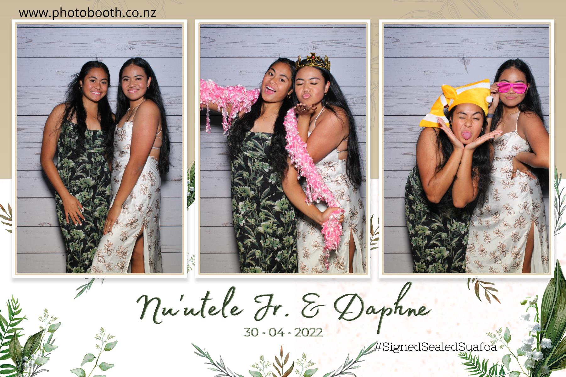 Nuutele Jr & Daphne's Wedding | View more photos from the event at gallery.photobooth.co.nz/u/SelfieCentral/Nuutele-Jr-Daphnes-Wedding