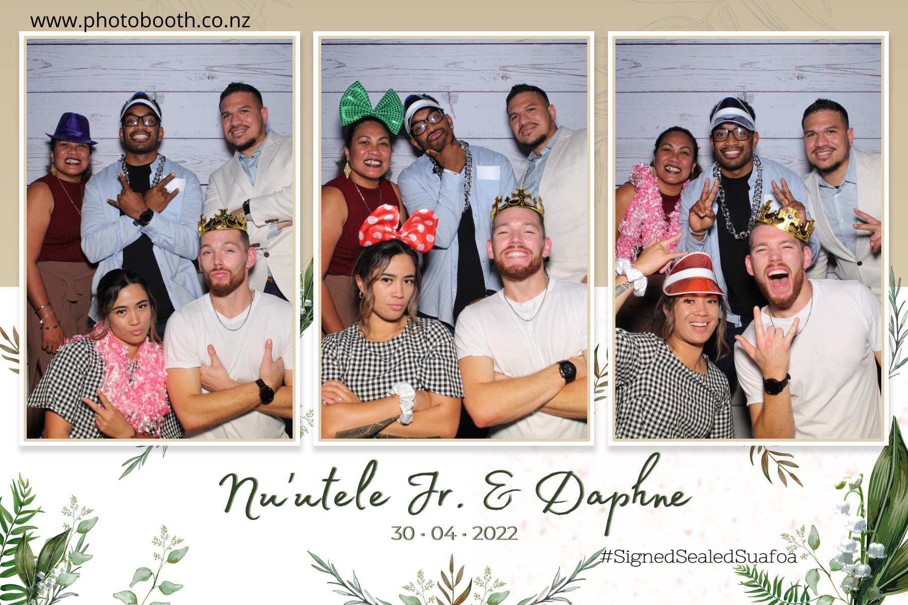 Nuutele Jr & Daphne's Wedding | View more photos from the event at gallery.photobooth.co.nz/u/SelfieCentral/Nuutele-Jr-Daphnes-Wedding