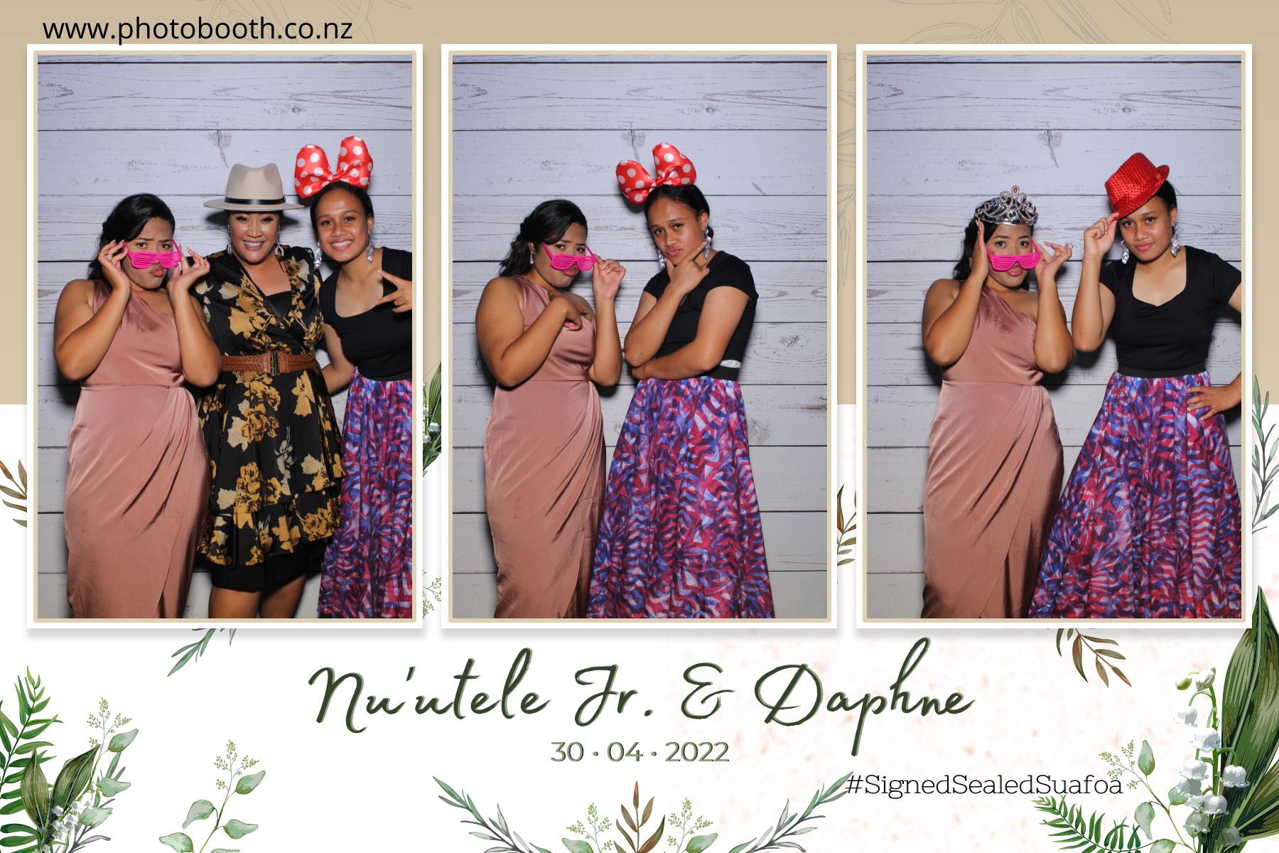 Nuutele Jr & Daphne's Wedding | View more photos from the event at gallery.photobooth.co.nz/u/SelfieCentral/Nuutele-Jr-Daphnes-Wedding