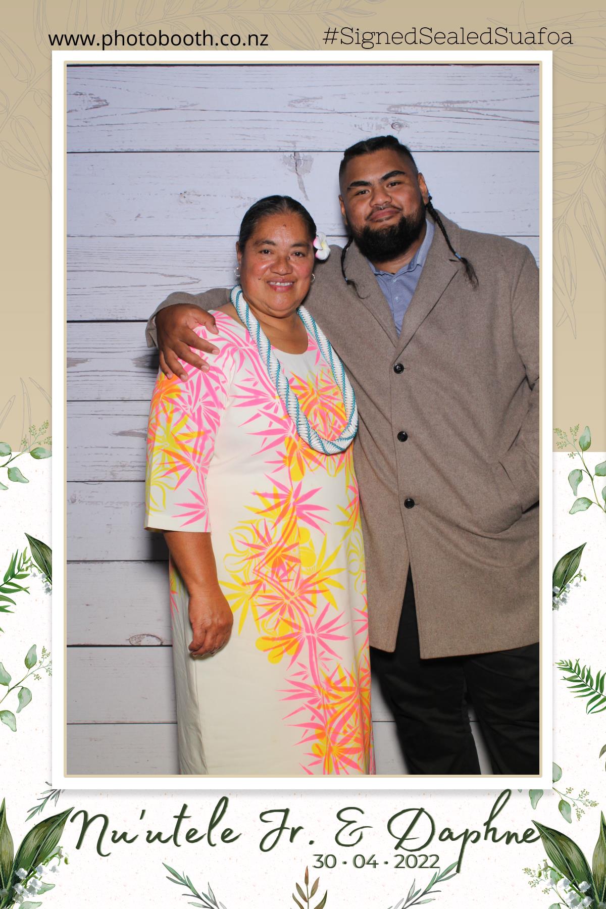 Nuutele Jr & Daphne's Wedding | View more photos from the event at gallery.photobooth.co.nz/u/SelfieCentral/Nuutele-Jr-Daphnes-Wedding