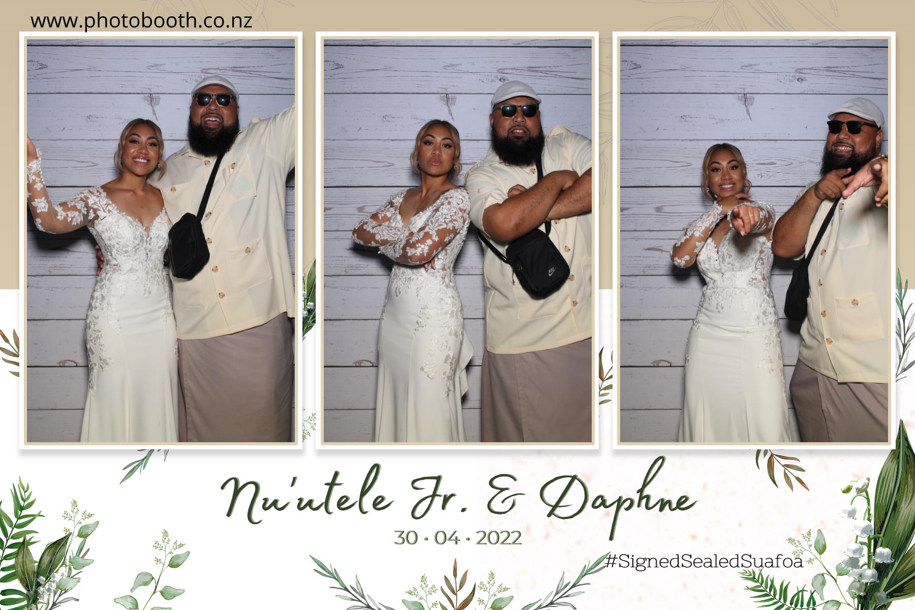Nuutele Jr & Daphne's Wedding | View more photos from the event at gallery.photobooth.co.nz/u/SelfieCentral/Nuutele-Jr-Daphnes-Wedding