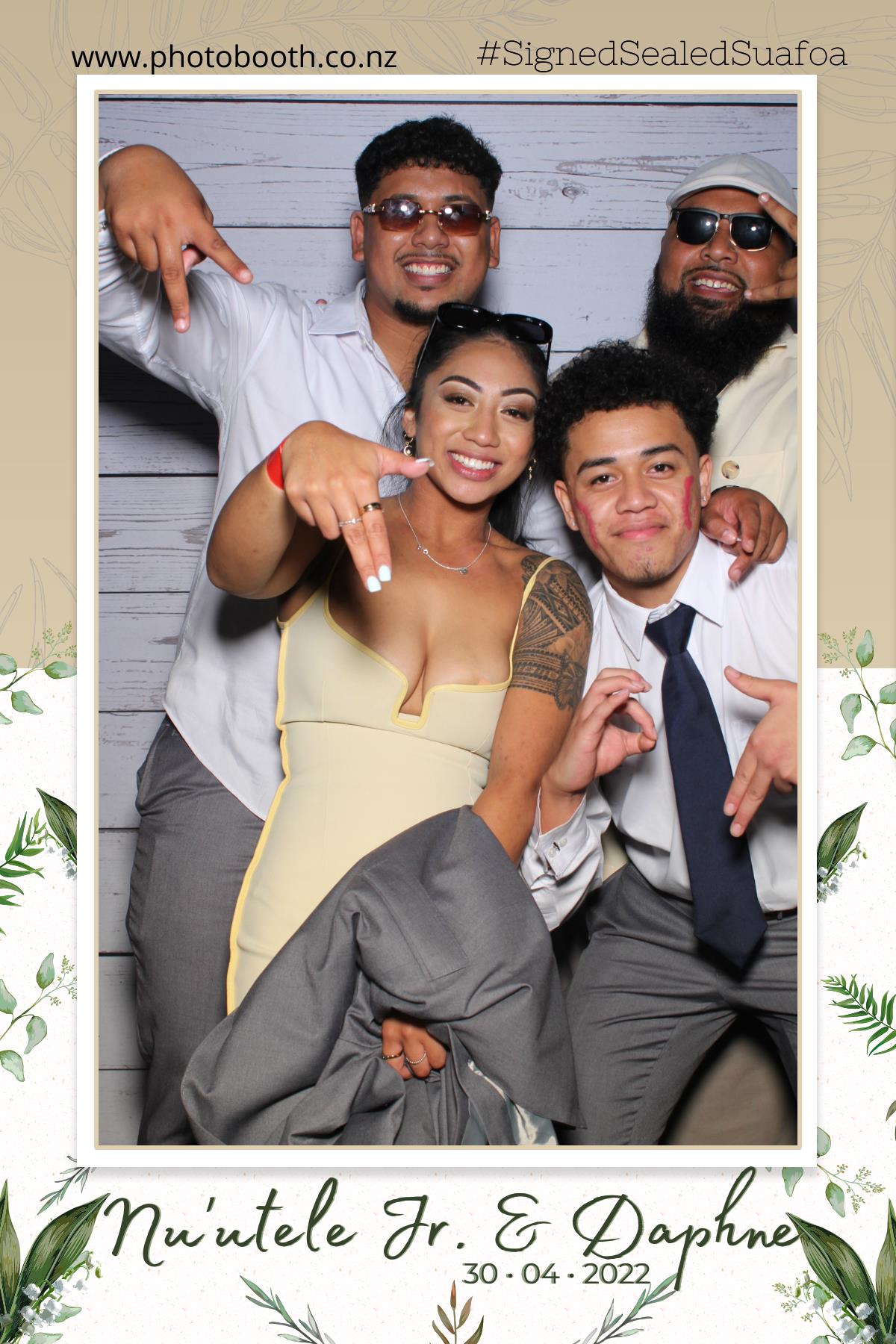 Nuutele Jr & Daphne's Wedding | View more photos from the event at gallery.photobooth.co.nz/u/SelfieCentral/Nuutele-Jr-Daphnes-Wedding