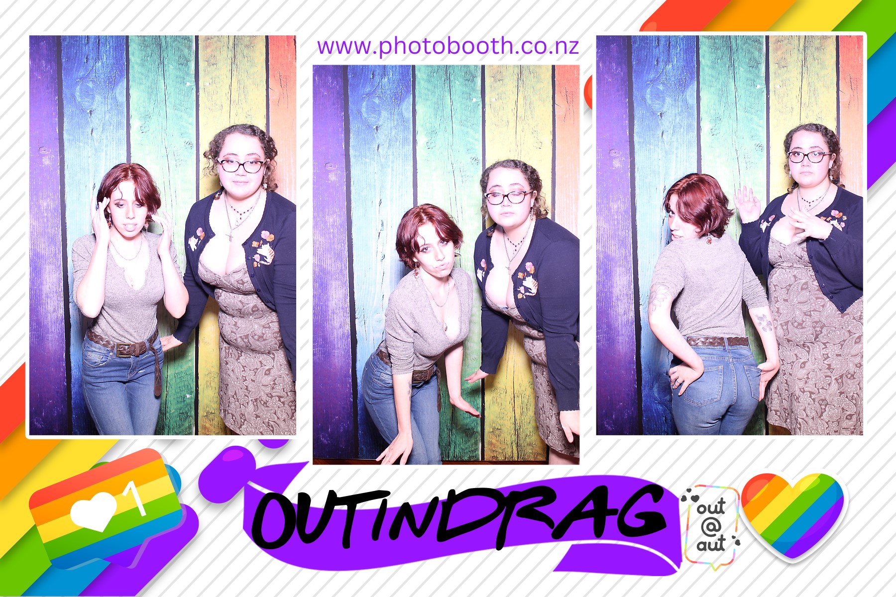 OUT AUT | View more photos from the event at gallery.photobooth.co.nz/u/SelfieCentral/OUT-AUT