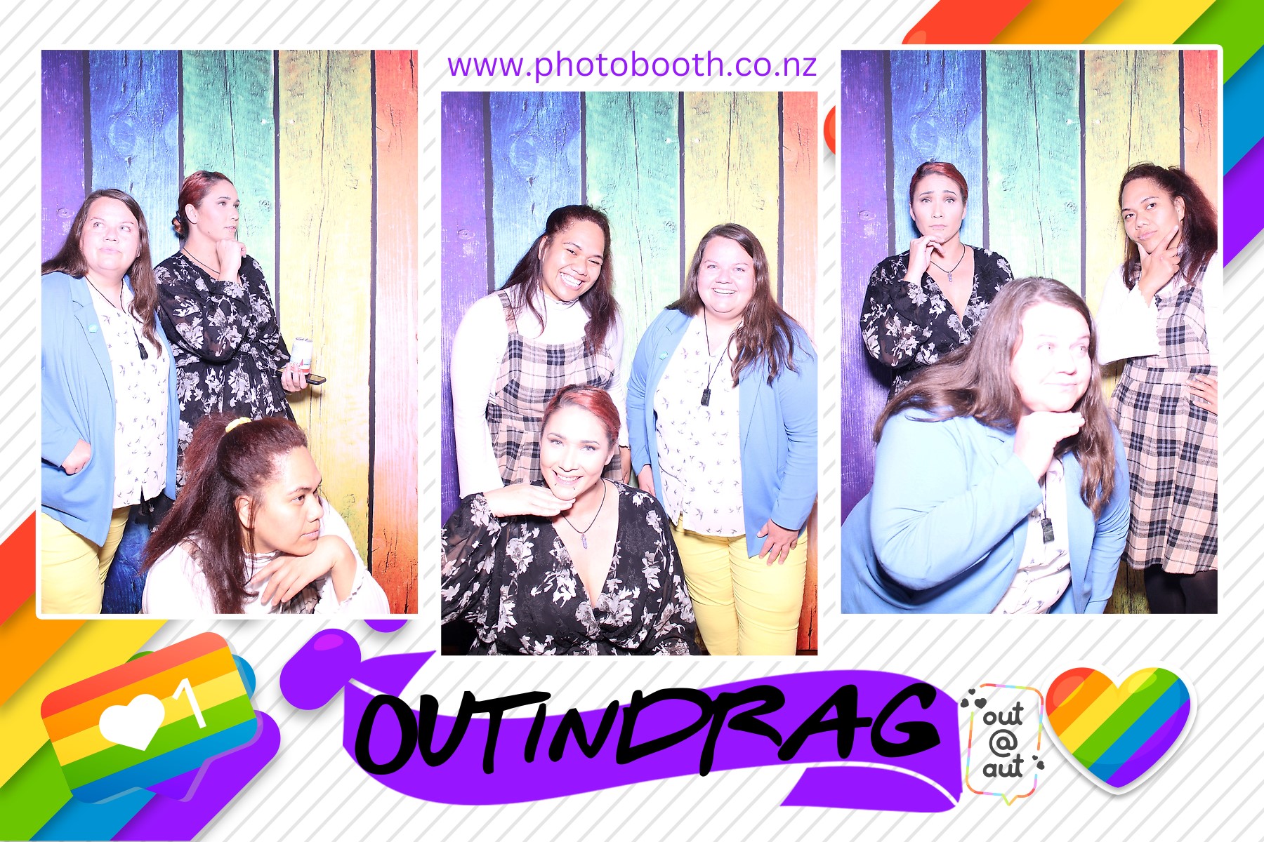 OUT AUT | View more photos from the event at gallery.photobooth.co.nz/u/SelfieCentral/OUT-AUT