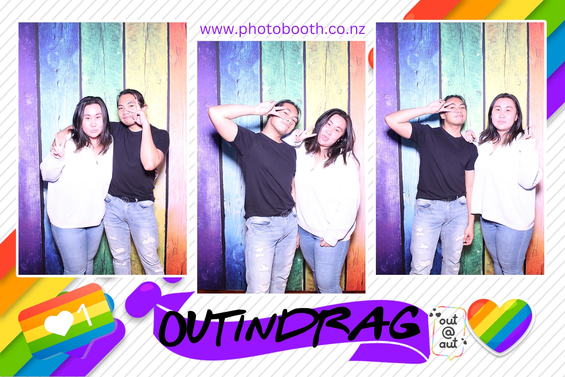 OUT AUT | View more photos from the event at gallery.photobooth.co.nz/u/SelfieCentral/OUT-AUT