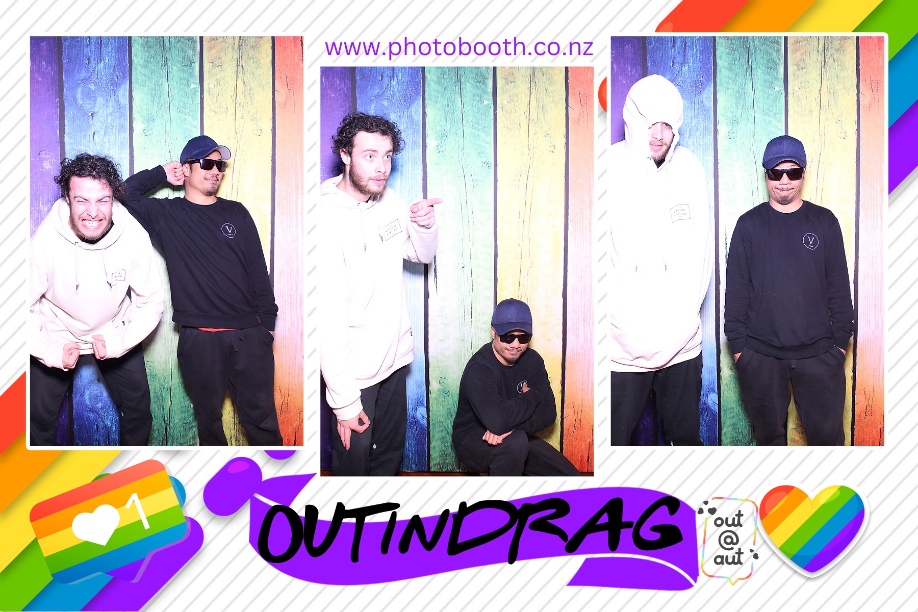 OUT AUT | View more photos from the event at gallery.photobooth.co.nz/u/SelfieCentral/OUT-AUT