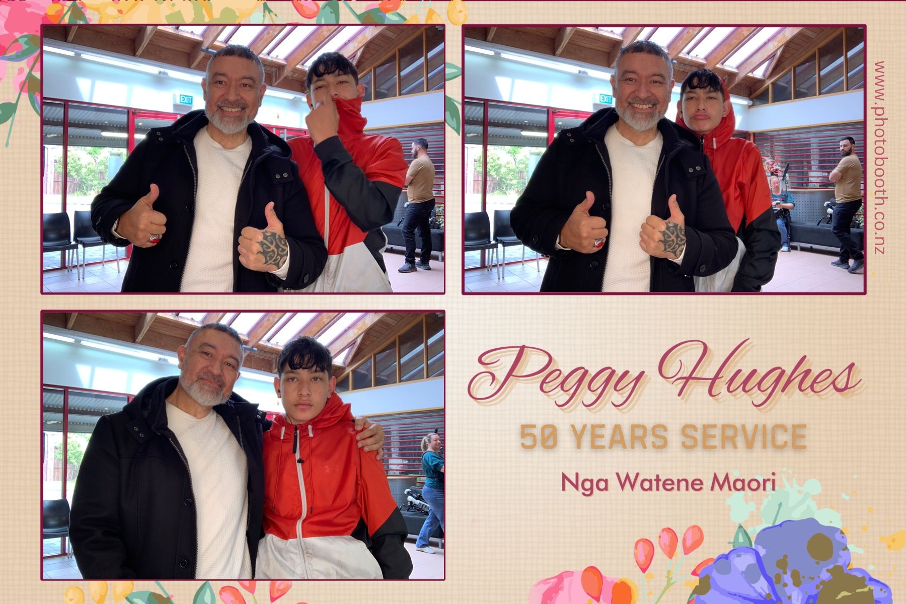 Peggy Hughes 50 Years of Service | View more photos from the event at gallery.photobooth.co.nz/u/SelfieCentral/Peggy-Hughes-50-Years-of-Service