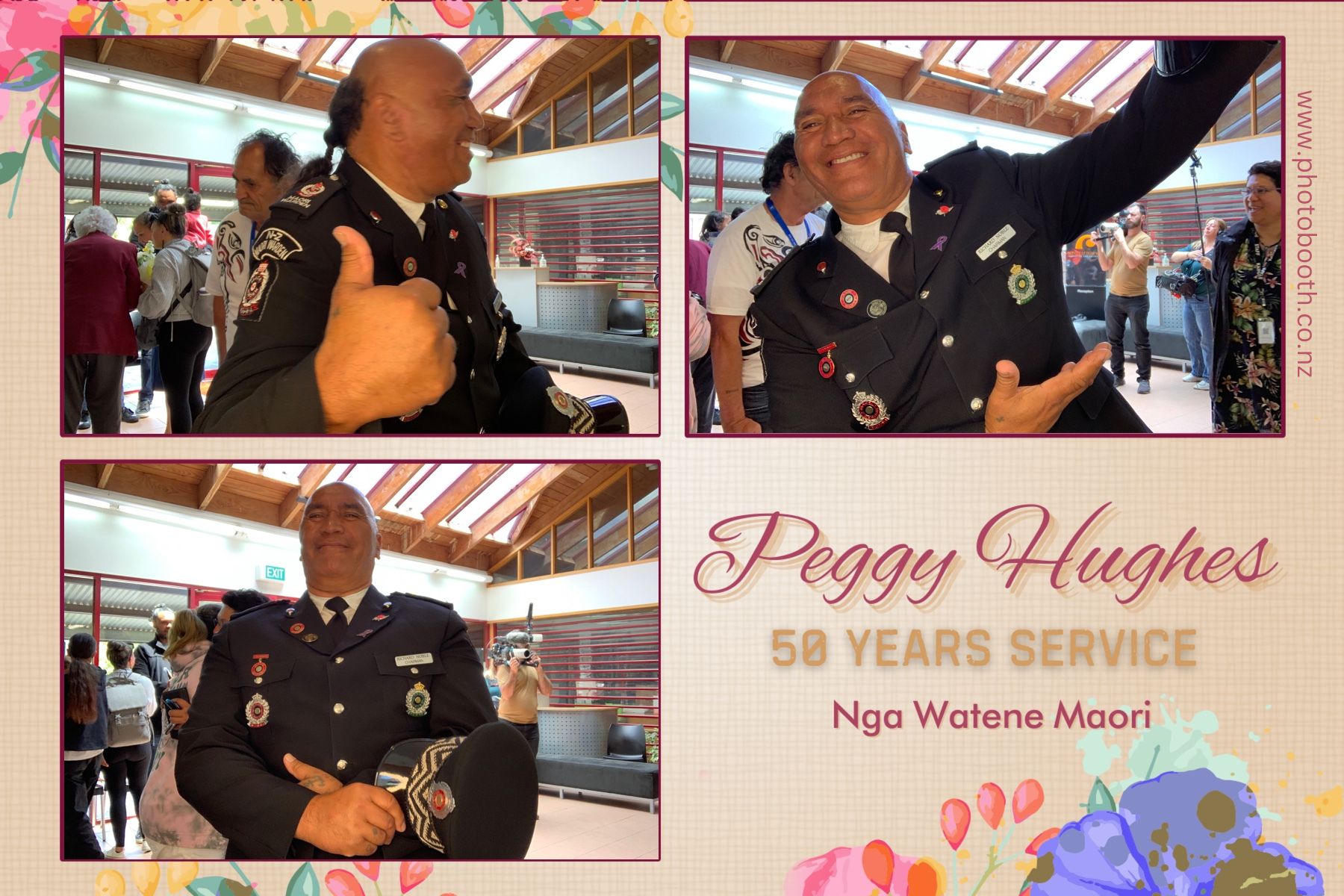 Peggy Hughes 50 Years of Service | View more photos from the event at gallery.photobooth.co.nz/u/SelfieCentral/Peggy-Hughes-50-Years-of-Service