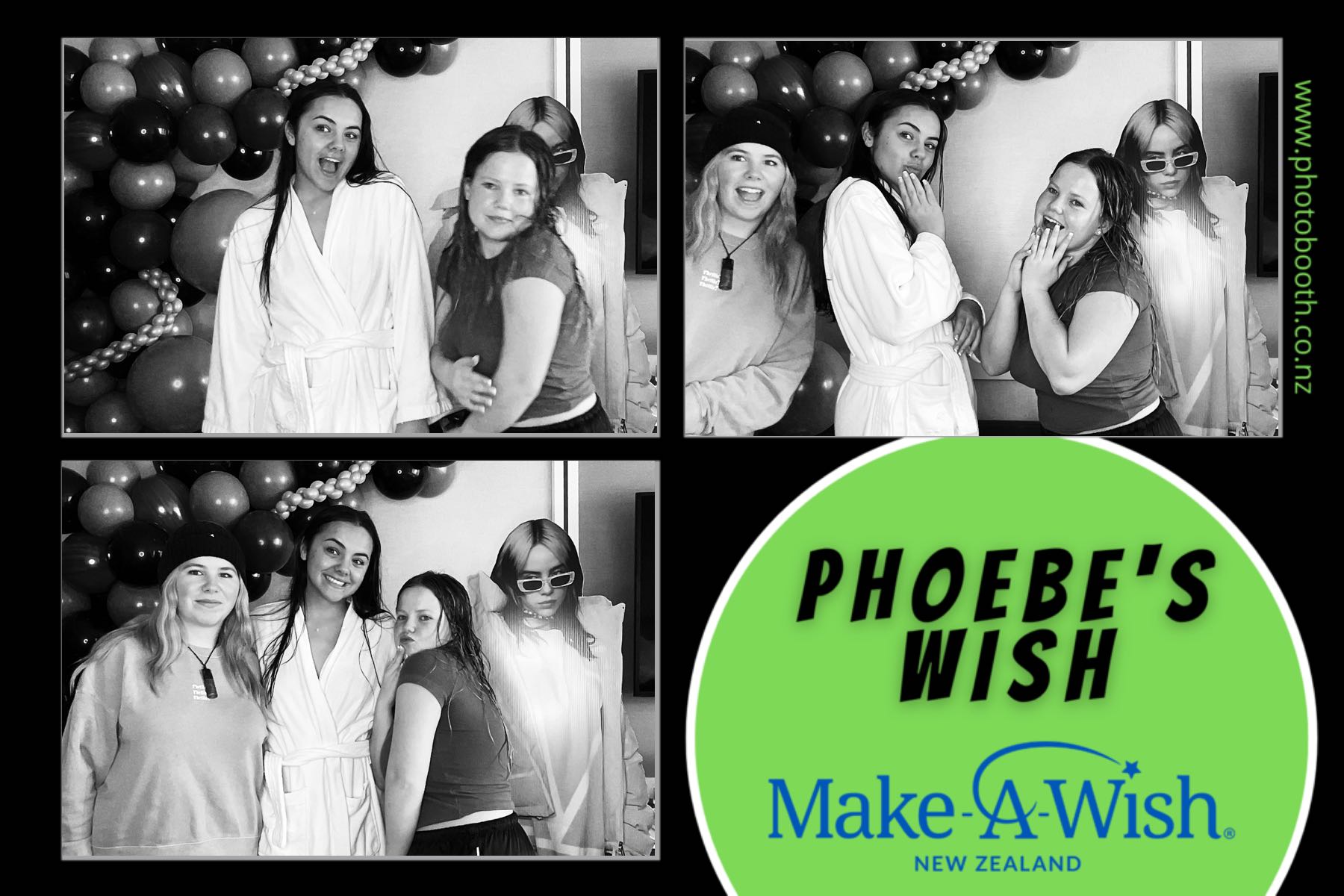 Phoebe's Wish | View more photos from the event at gallery.photobooth.co.nz/u/SelfieCentral/Phoebes-Wish