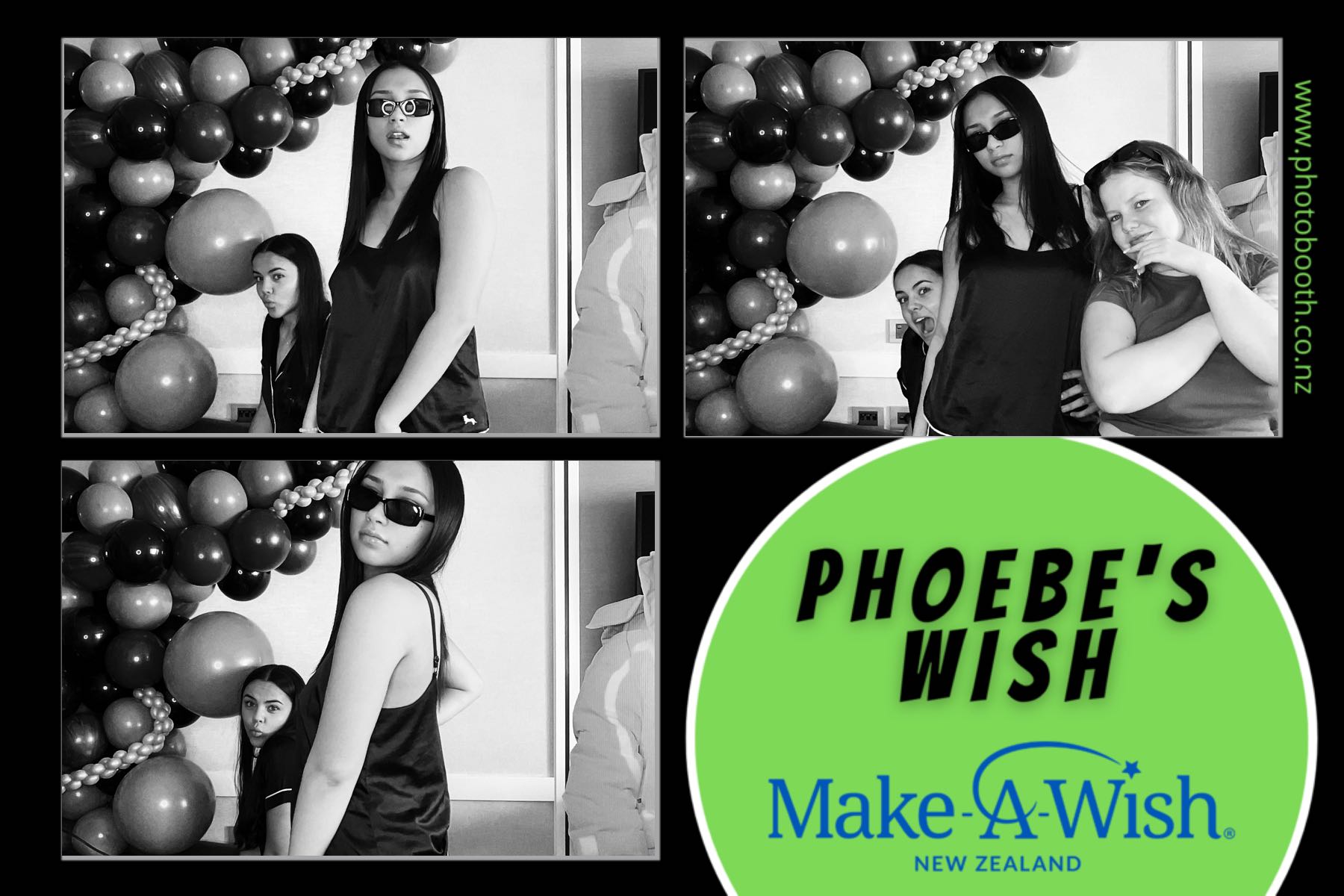 Phoebe's Wish | View more photos from the event at gallery.photobooth.co.nz/u/SelfieCentral/Phoebes-Wish