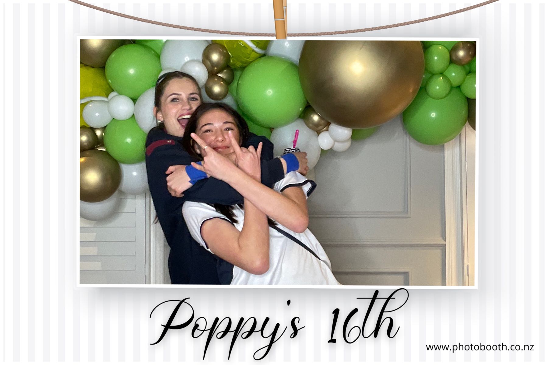 Poppy's 16th | View more photos from the event at gallery.photobooth.co.nz/u/SelfieCentral/Poppys-16th
