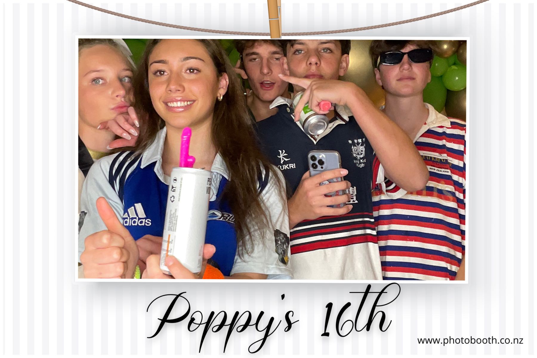 Poppy's 16th | View more photos from the event at gallery.photobooth.co.nz/u/SelfieCentral/Poppys-16th