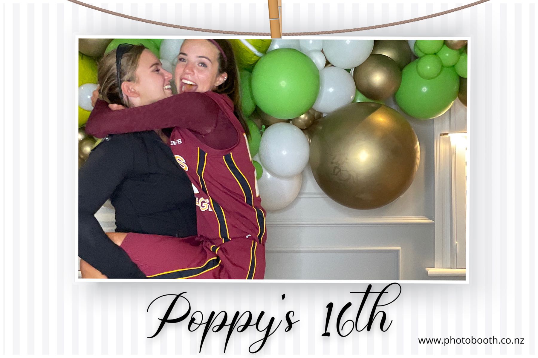 Poppy's 16th | View more photos from the event at gallery.photobooth.co.nz/u/SelfieCentral/Poppys-16th