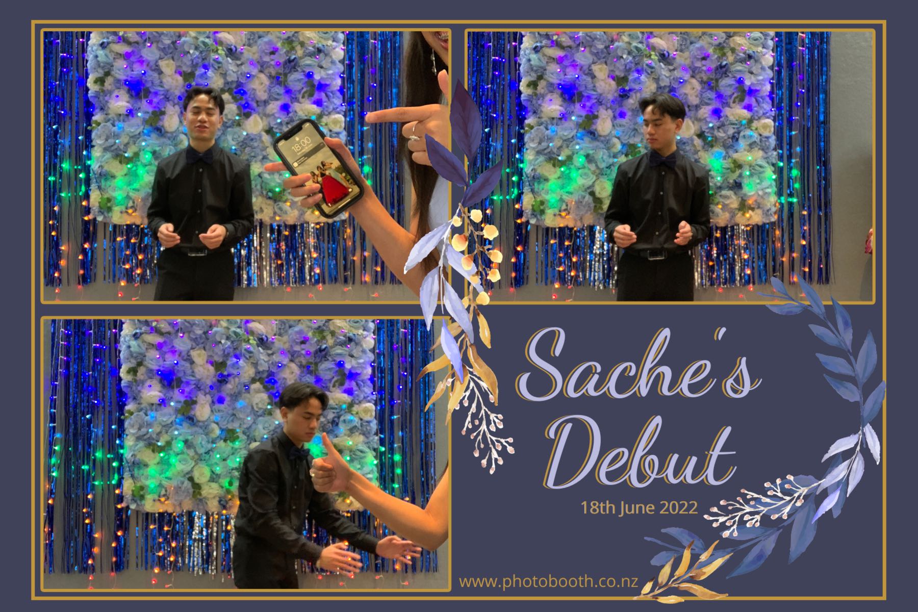 Sache's Debut | View more photos from the event at gallery.photobooth.co.nz/u/SelfieCentral/Saches-Debut