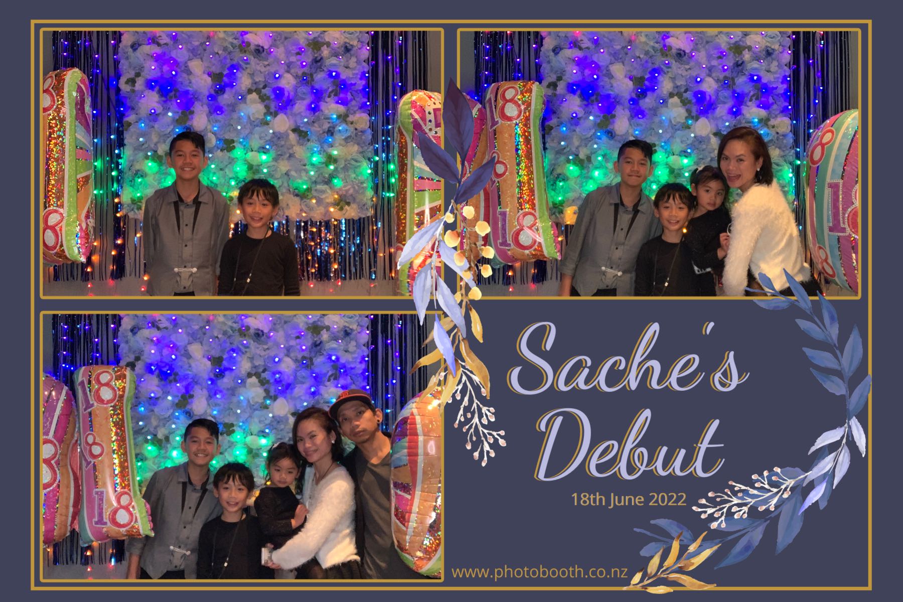 Sache's Debut | View more photos from the event at gallery.photobooth.co.nz/u/SelfieCentral/Saches-Debut