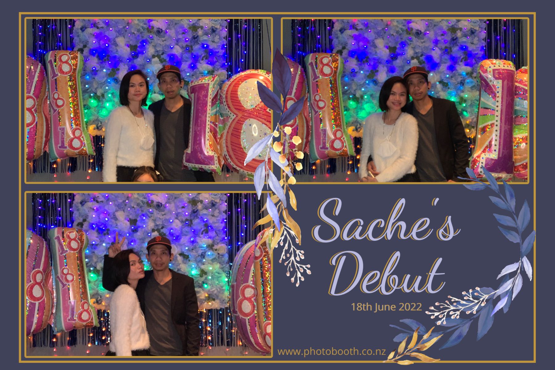 Sache's Debut | View more photos from the event at gallery.photobooth.co.nz/u/SelfieCentral/Saches-Debut