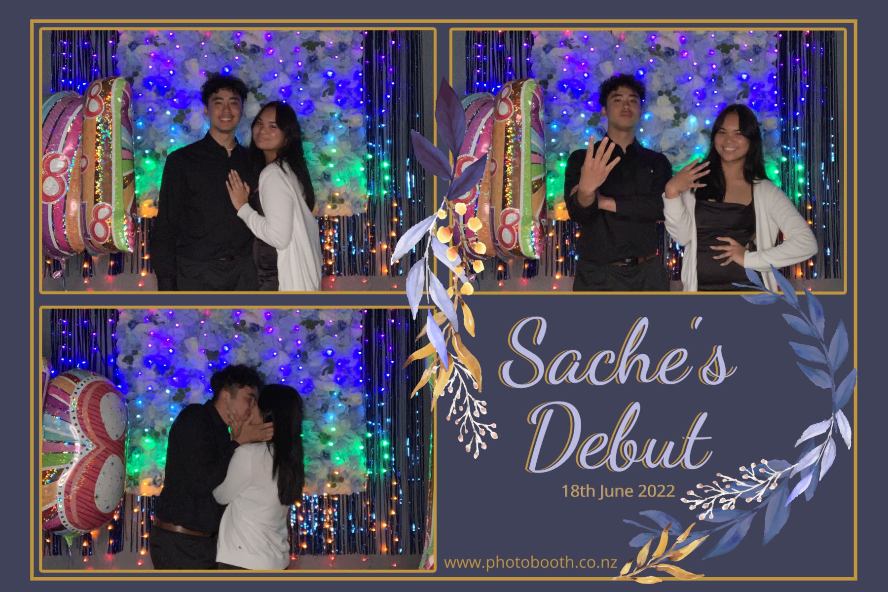 Sache's Debut | View more photos from the event at gallery.photobooth.co.nz/u/SelfieCentral/Saches-Debut