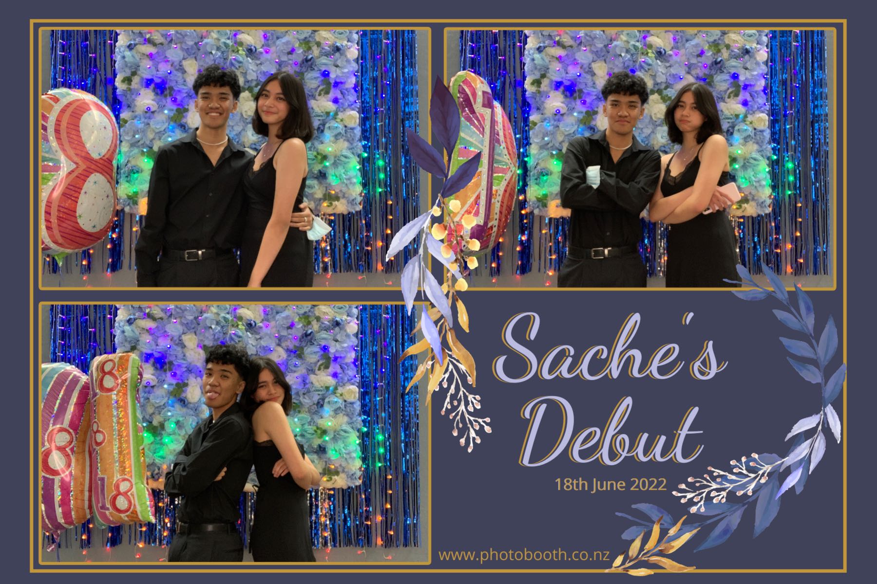 Sache's Debut | View more photos from the event at gallery.photobooth.co.nz/u/SelfieCentral/Saches-Debut