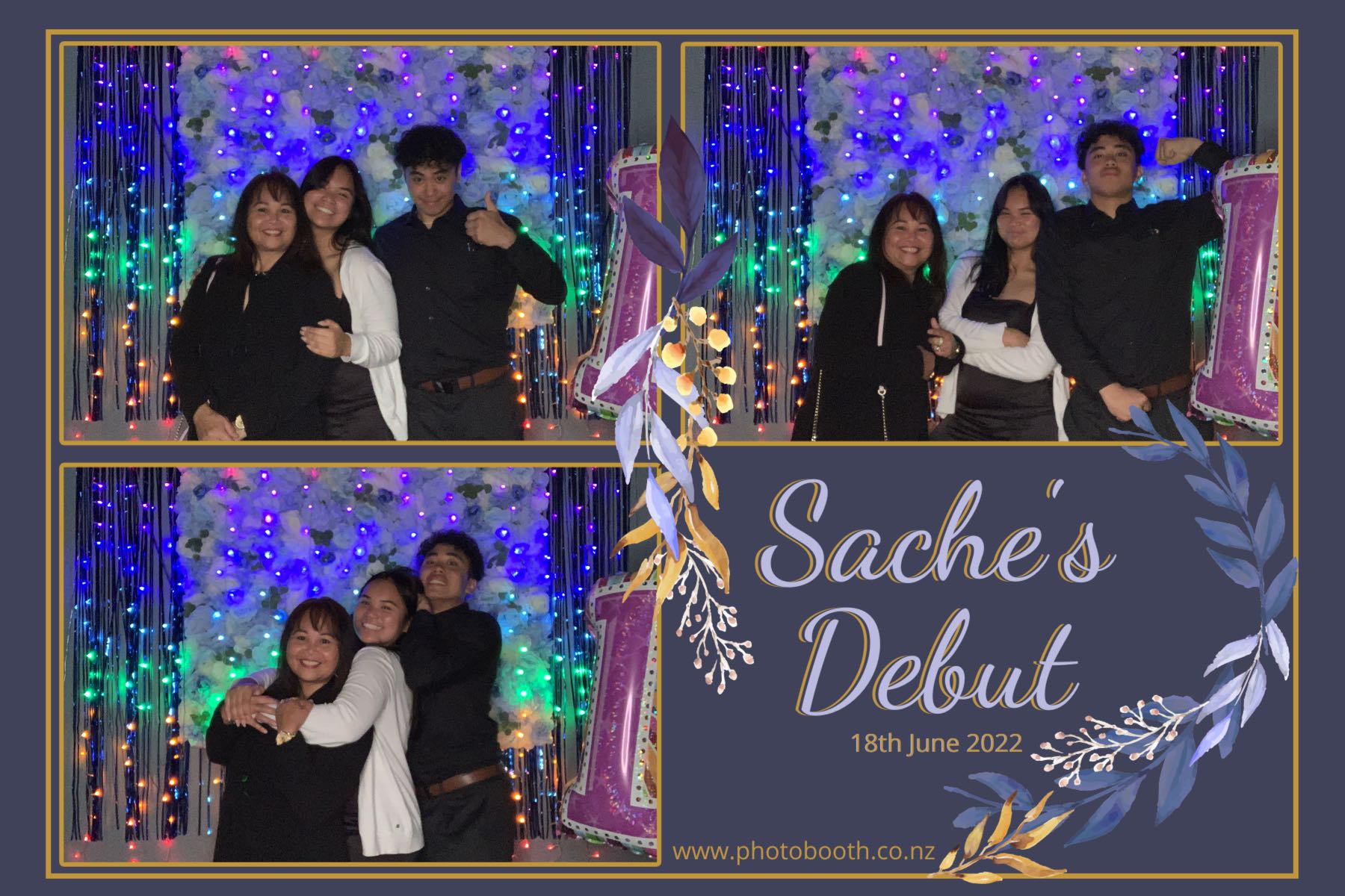 Sache's Debut | View more photos from the event at gallery.photobooth.co.nz/u/SelfieCentral/Saches-Debut