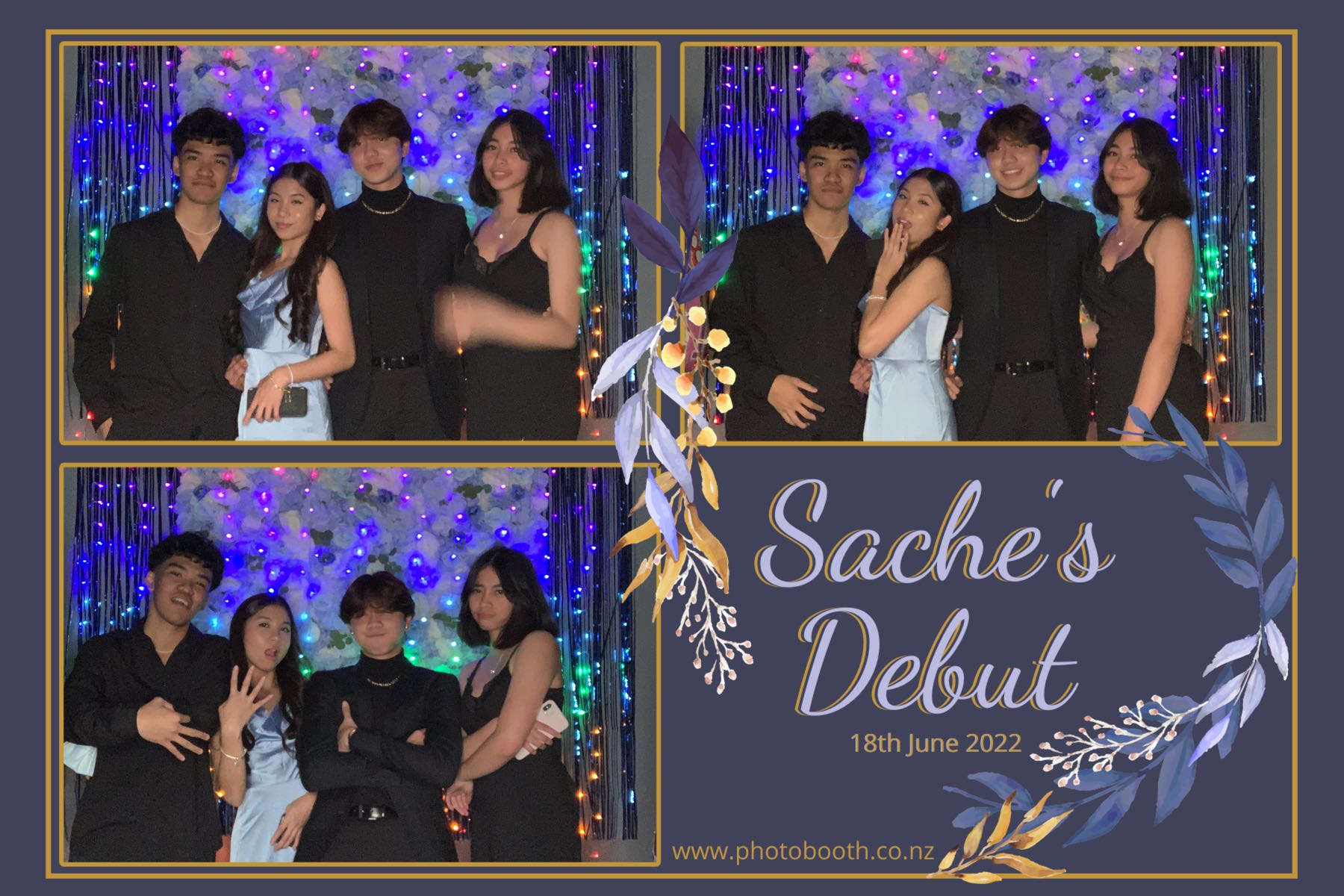 Sache's Debut | View more photos from the event at gallery.photobooth.co.nz/u/SelfieCentral/Saches-Debut