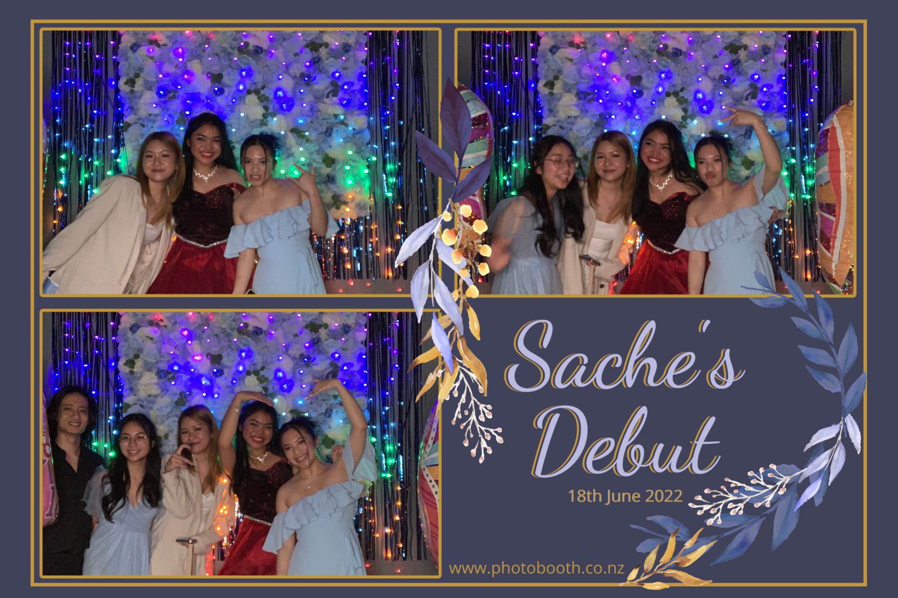 Sache's Debut | View more photos from the event at gallery.photobooth.co.nz/u/SelfieCentral/Saches-Debut