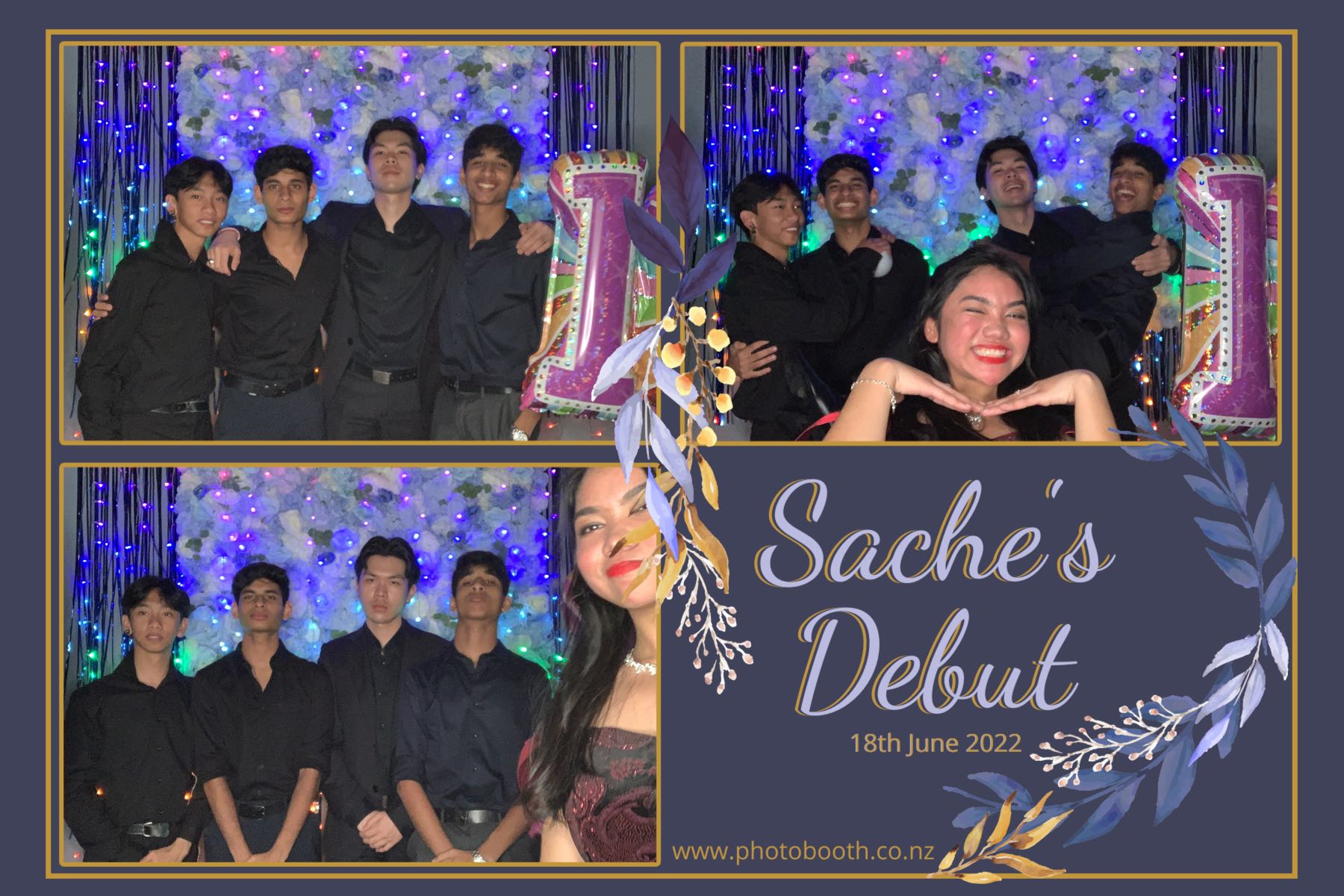 Sache's Debut | View more photos from the event at gallery.photobooth.co.nz/u/SelfieCentral/Saches-Debut