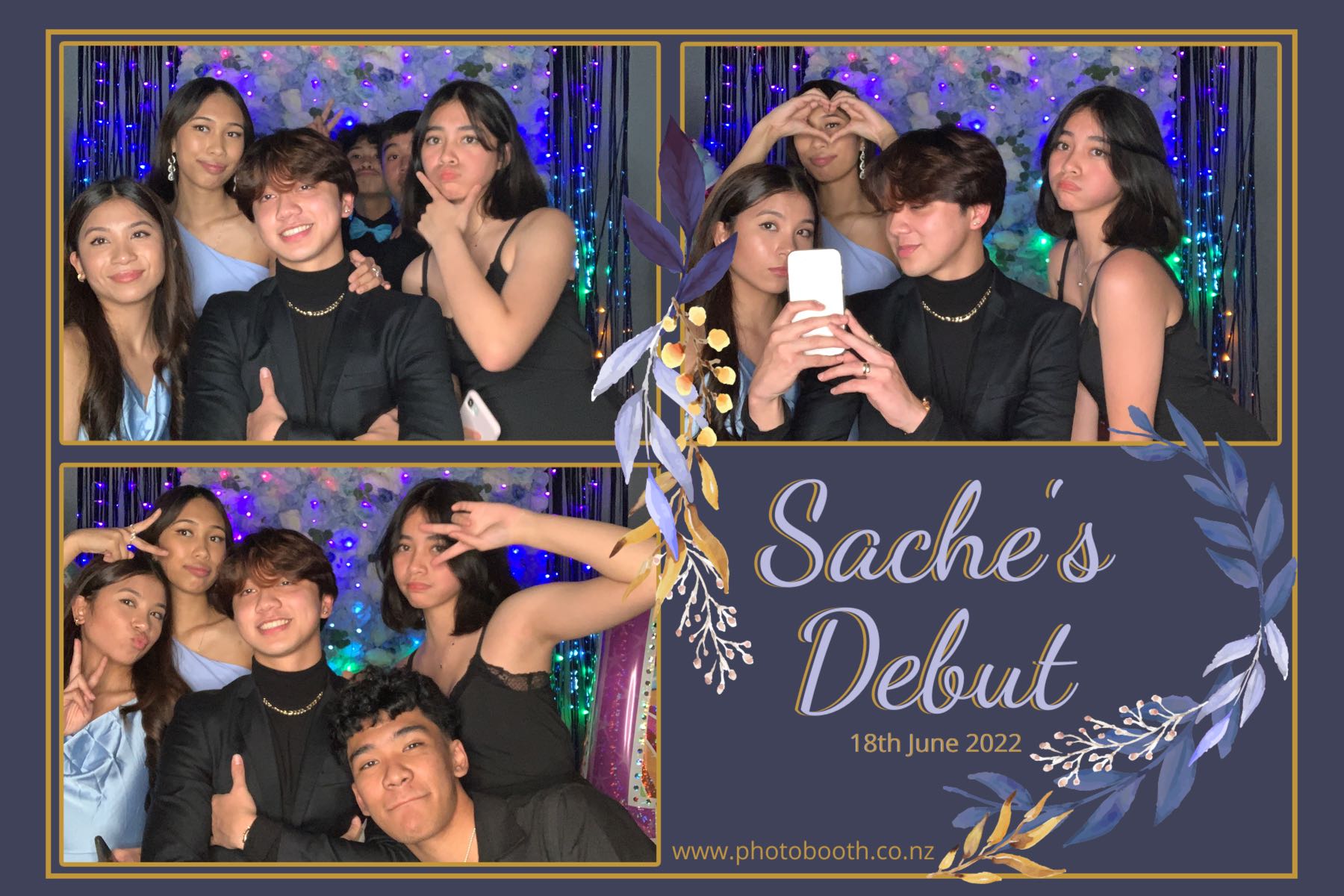 Sache's Debut | View more photos from the event at gallery.photobooth.co.nz/u/SelfieCentral/Saches-Debut